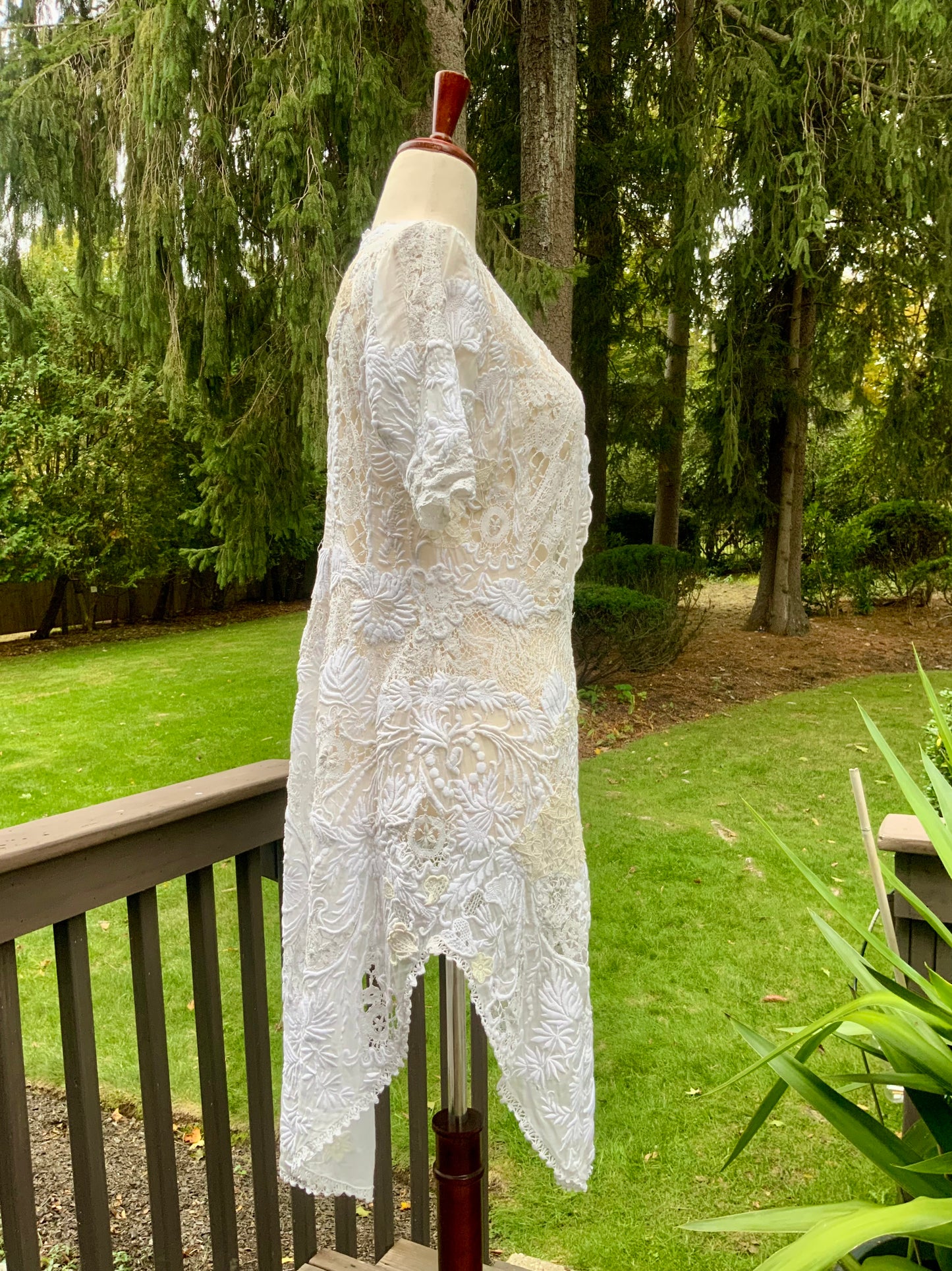Edwardian Hand-Restored Antique Lace Dress | Circa 1905–1915 | One-of-a-Kind Wearable Art - ED20