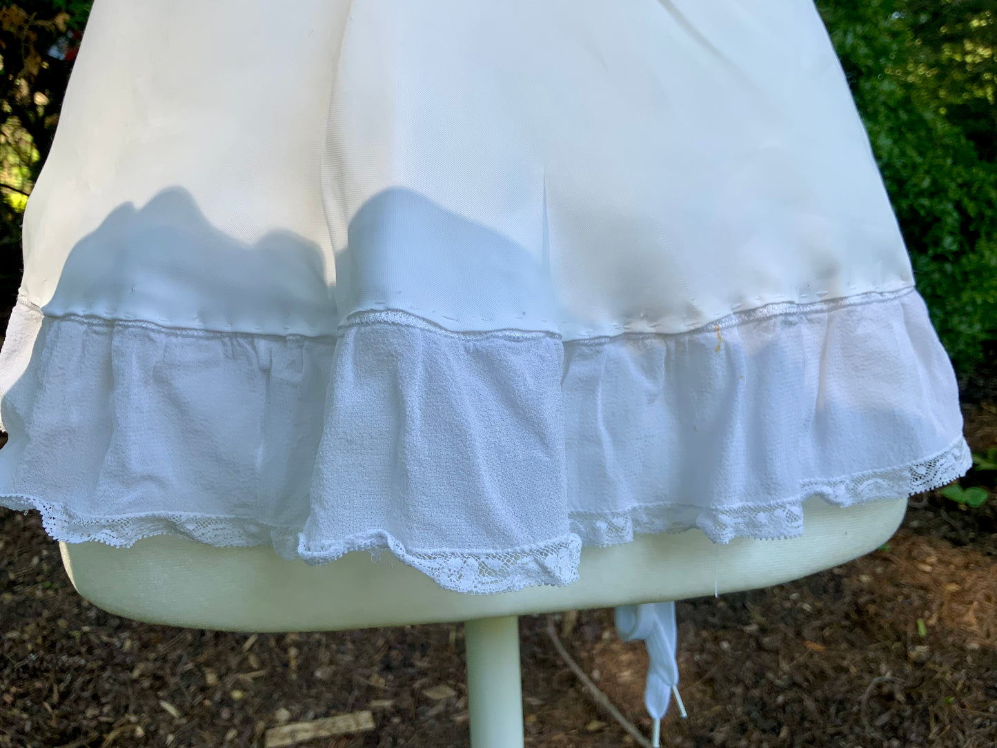 1930s Art Deco Embroidered Wrap Top | Reimagined from an Antique Nightgown-30DL