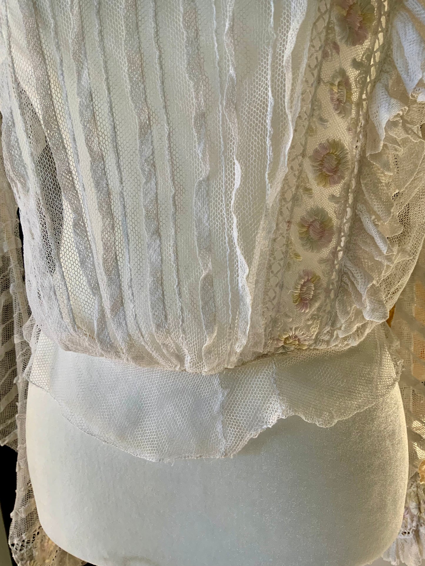 Sheer Blouse - Late Victorian / Early Edwardian -VI16
