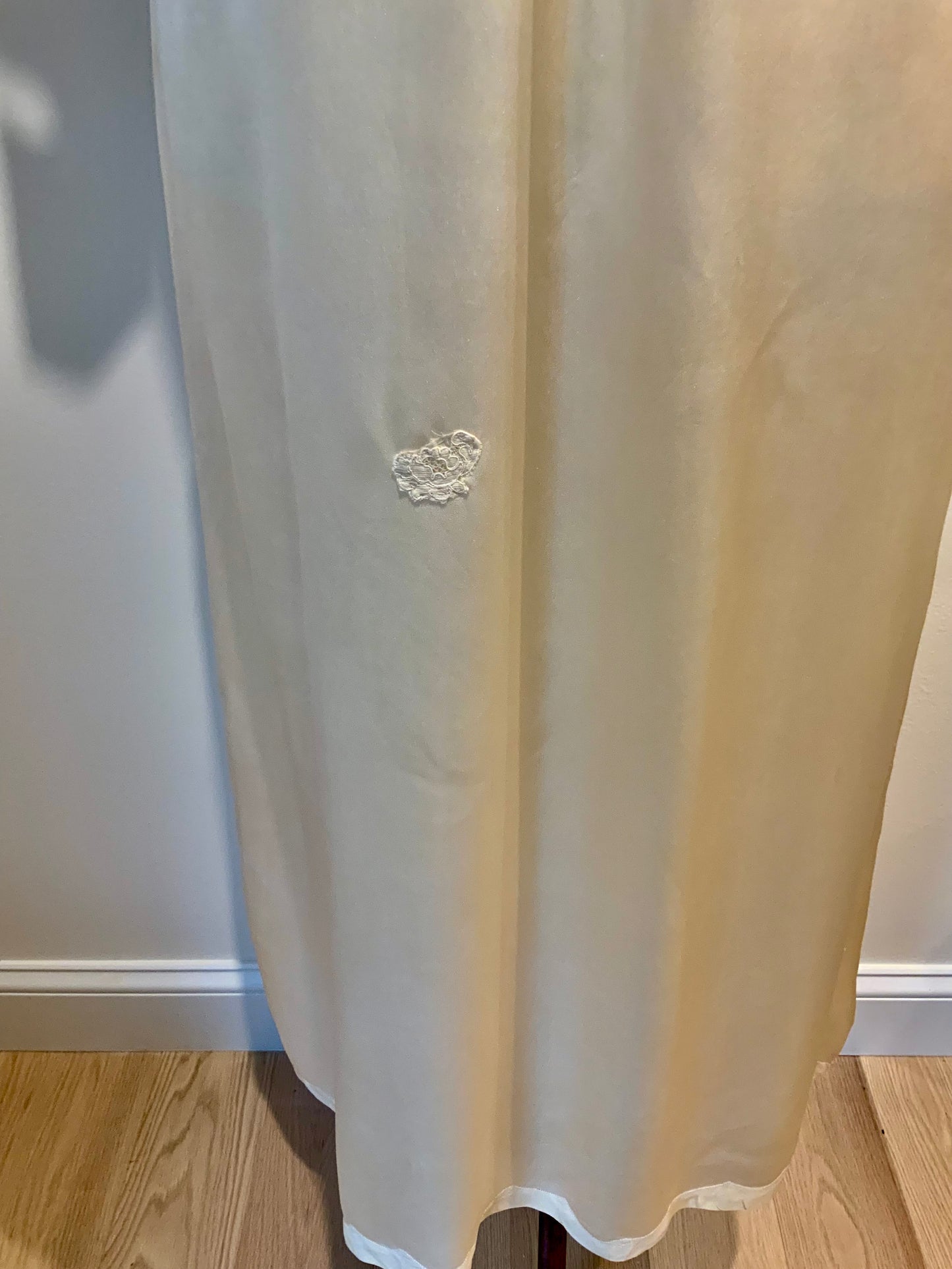Iconic 1930s Champagne Pure Silk Nightgown | Reimagined Vintage Silk Dress-20ax