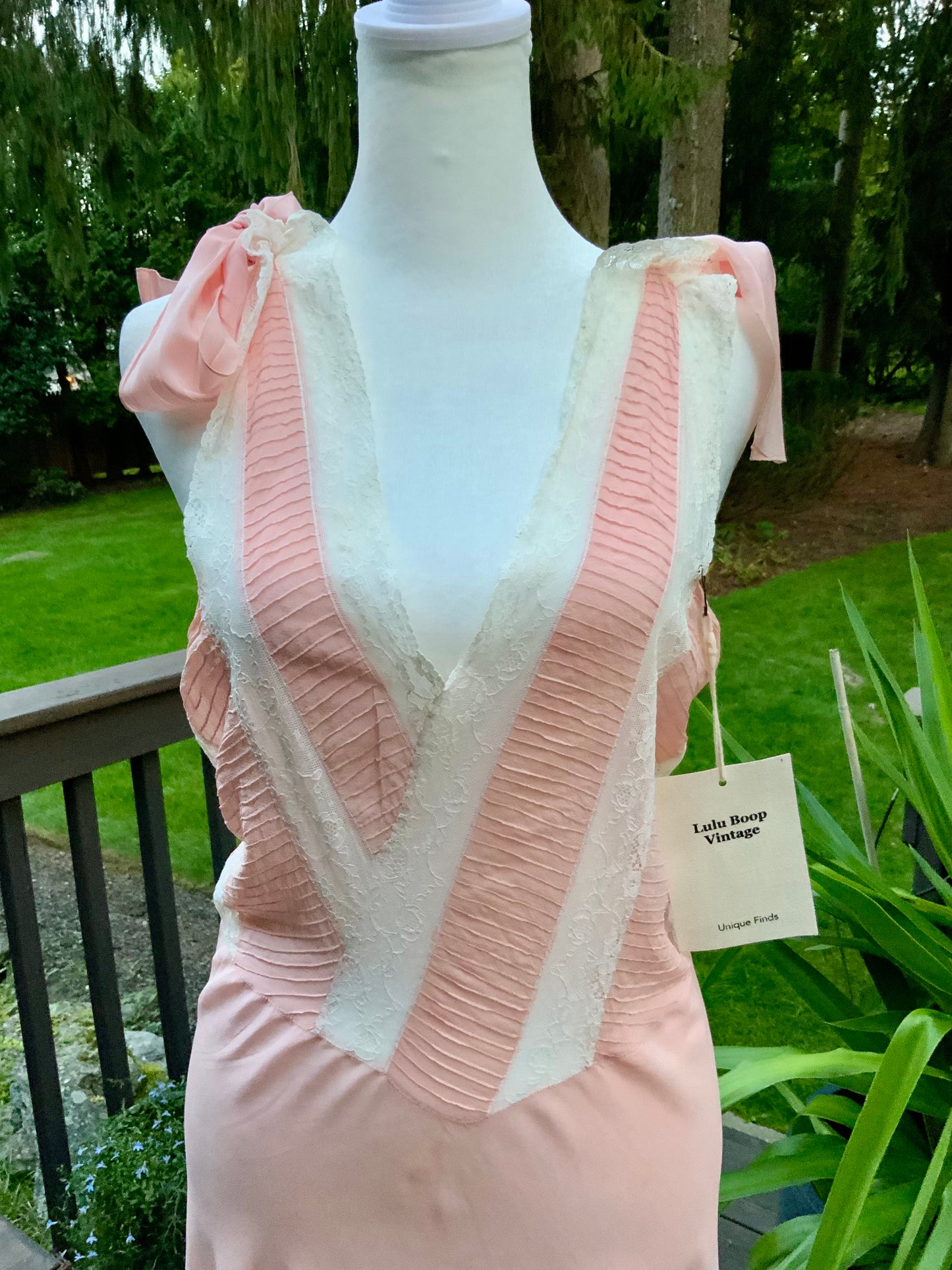 Satin Slip Dress - 40s - 40AC