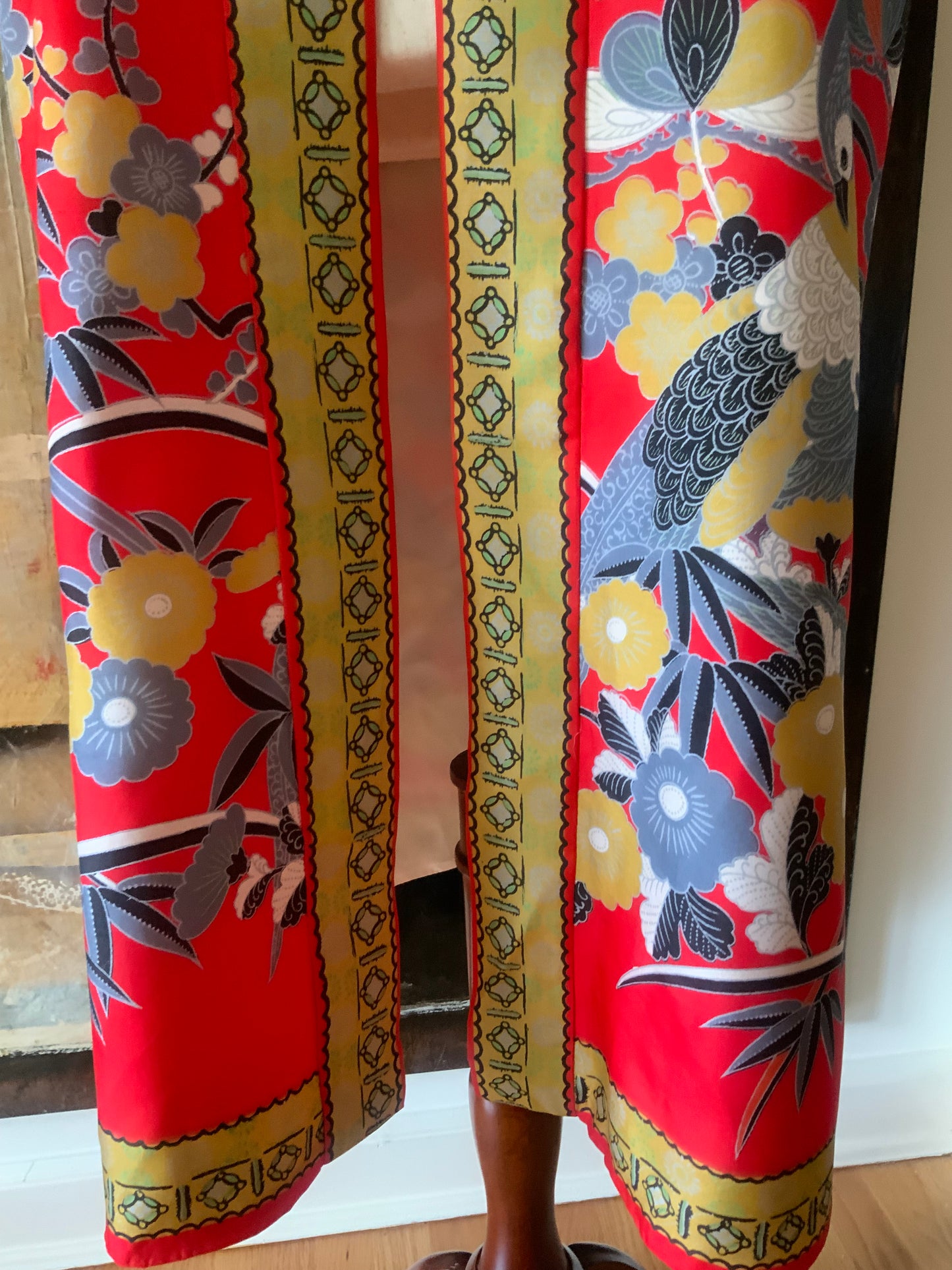 Shirokiya Silk Robe - Made in Japan - 60s - 60K