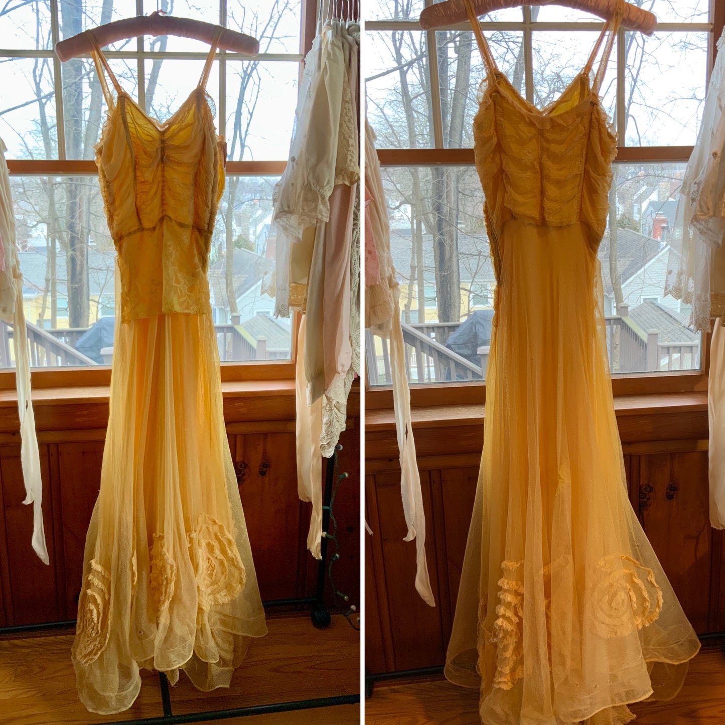 Vintage Prom Dress - Tulle - 50s
