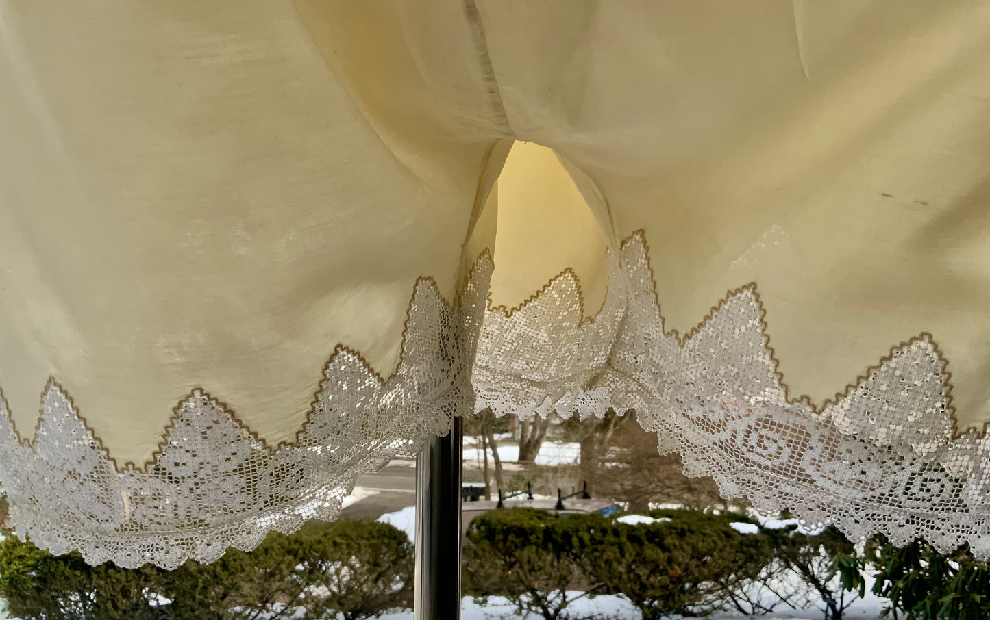 Edwardian Pure Silk Lingerie Drawers with Filet Lace | Antique Tap Pants |ED58