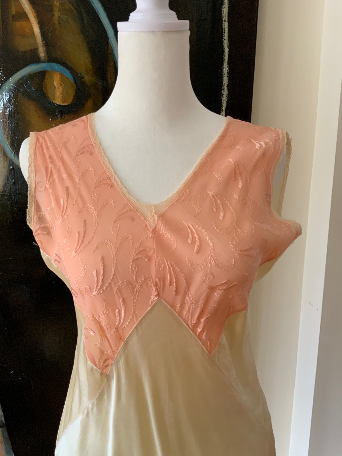 Satin Nightgown - 40s - 40AD