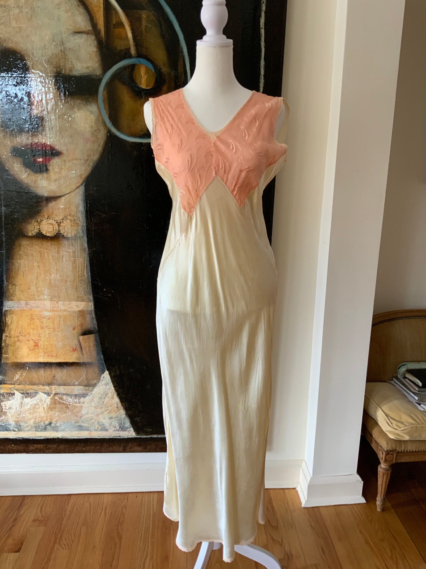 Satin Nightgown - 40s - 40AD