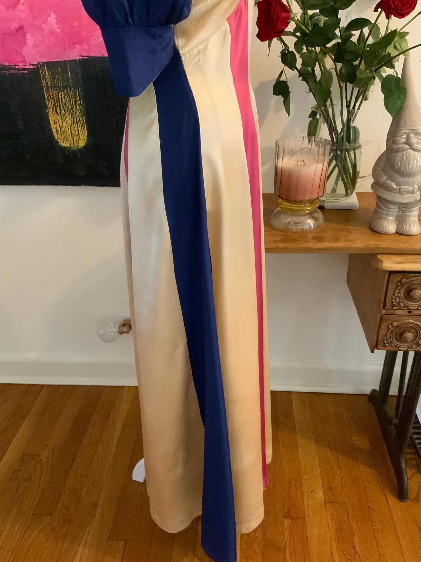 RARE Satin Evening Dress - 30s Early 40s - 30AG