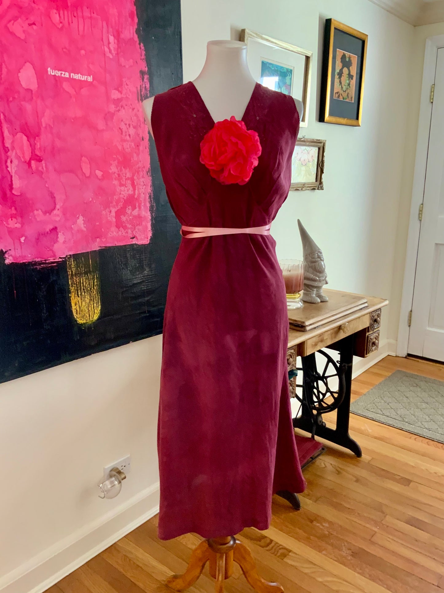 Hand Dyed Nightgown / Slip Dress - 50s