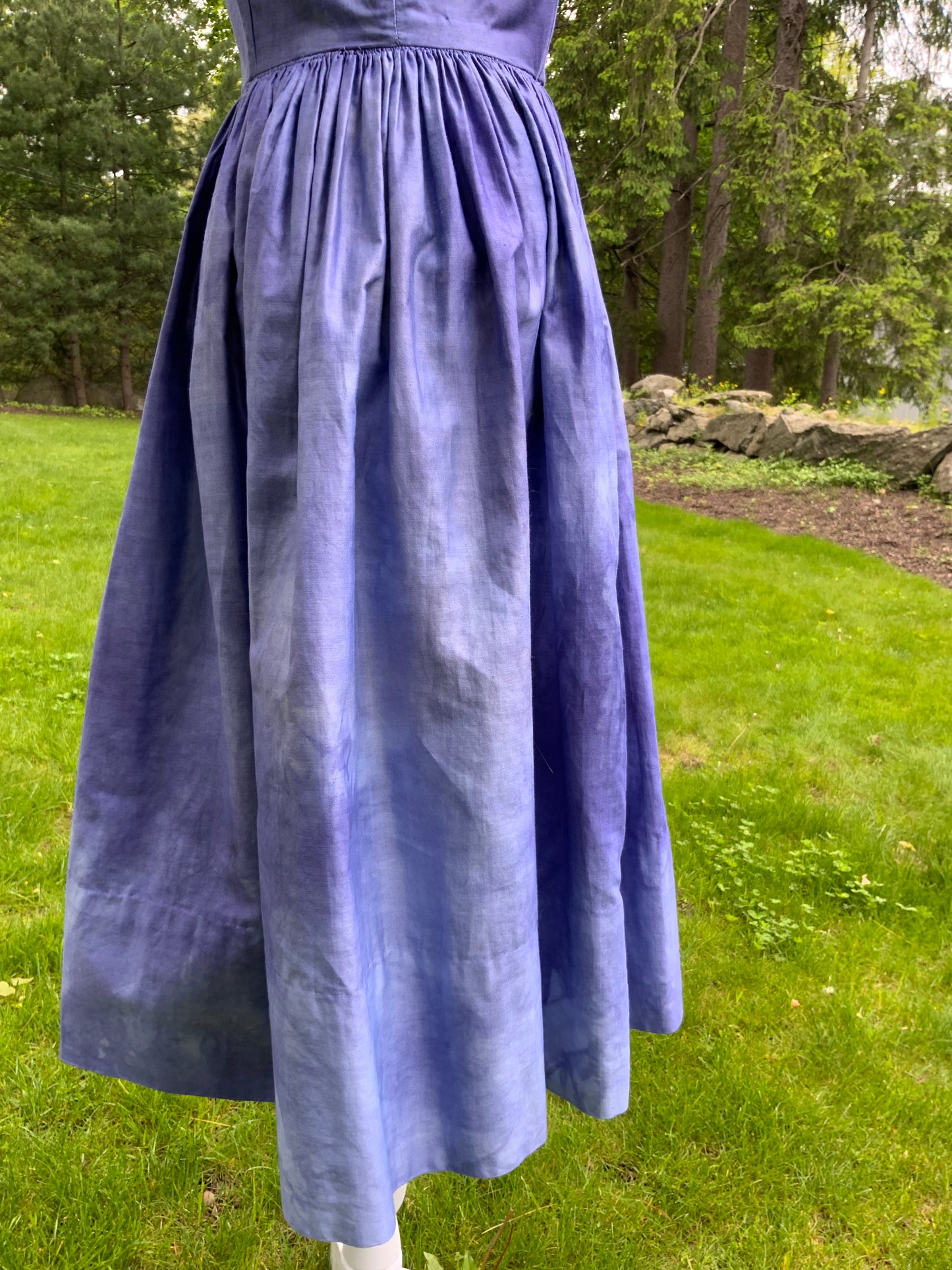 Hand Dyed Strapless Dress with Removable Floral Brooch
-50BB