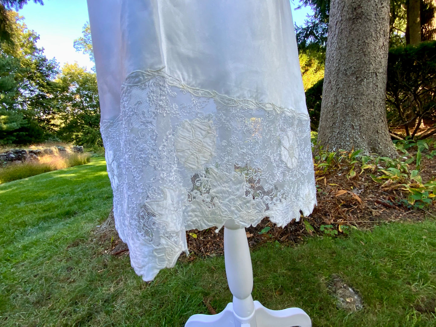 Stunning Bridal  Slip Dress - Satin - 50s - 50BO