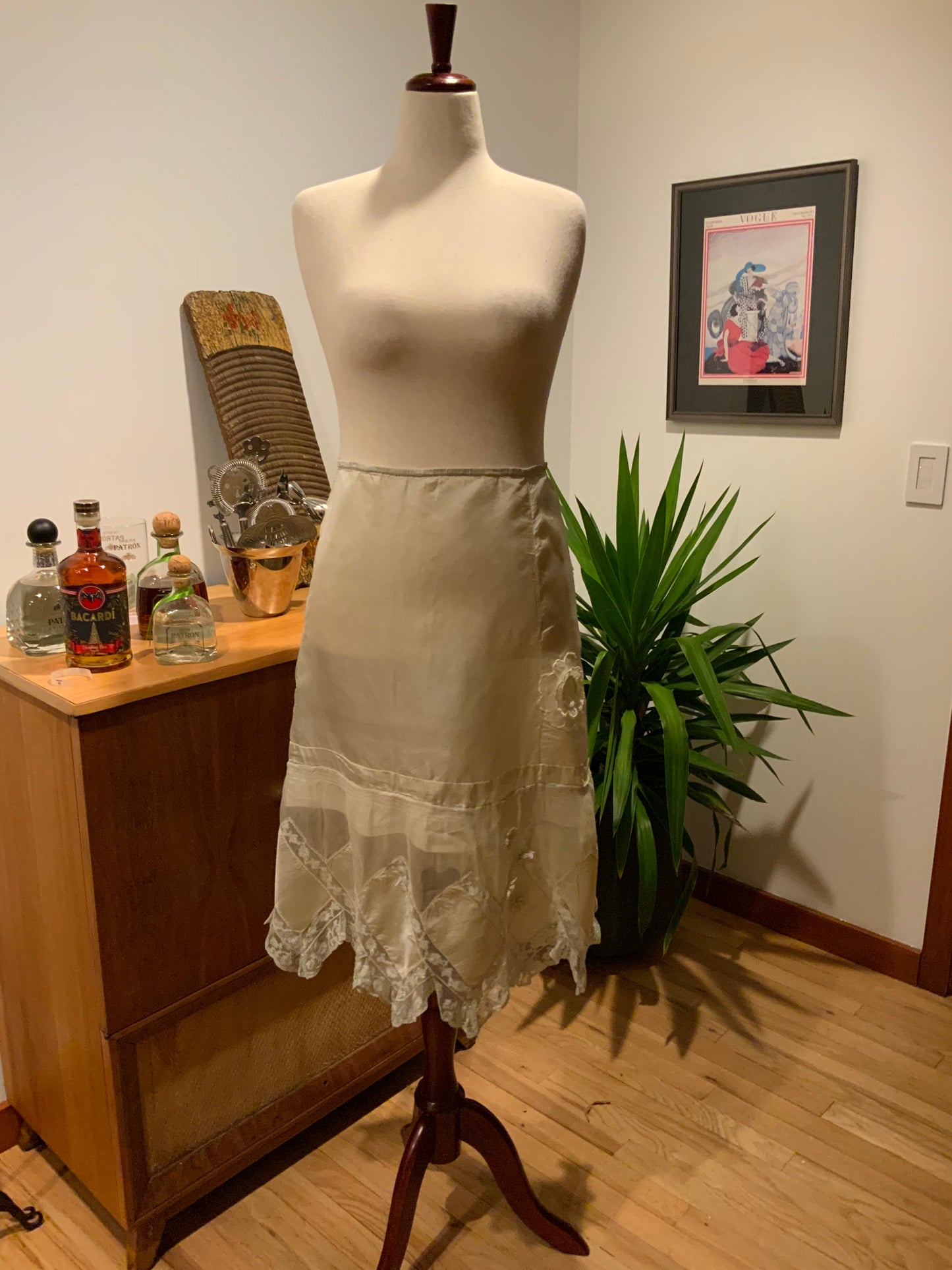 Edwardian Silk Petticoat Skirt c.1910s | Oppenheim, Collins & Co.-ED33