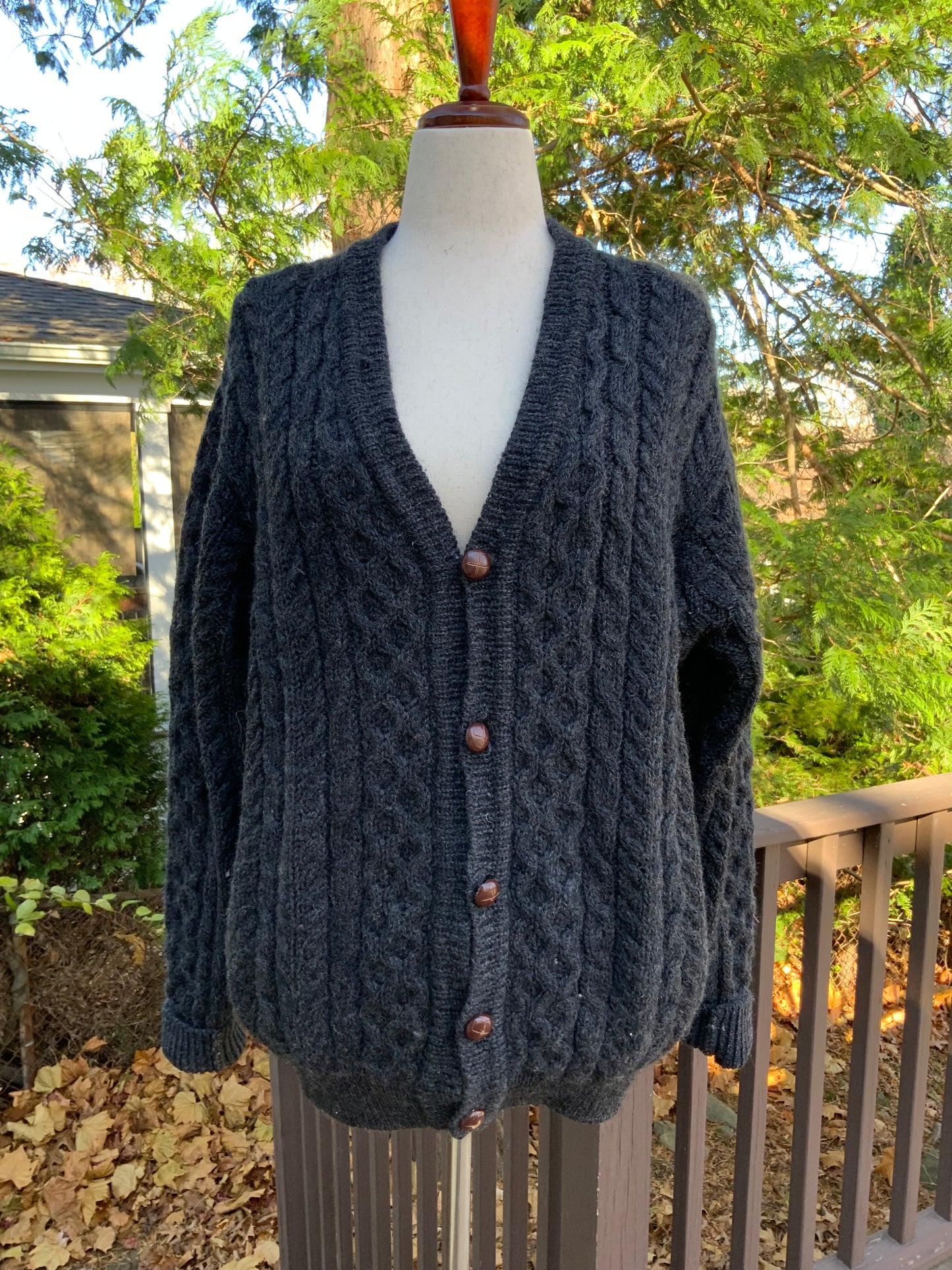 L.L Bean Pure Wool Cardigan - 60s