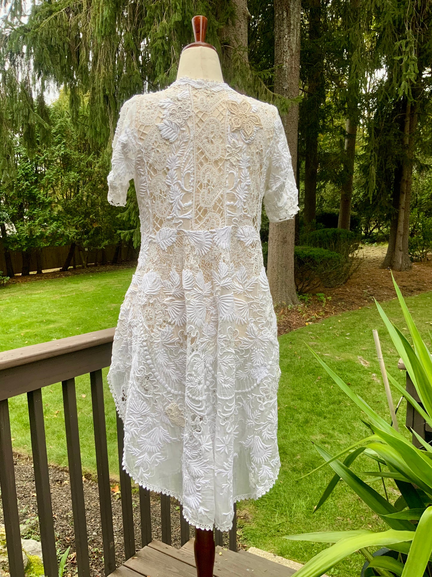 Edwardian Hand-Restored Antique Lace Dress | Circa 1905–1915 | One-of-a-Kind Wearable Art - ED20