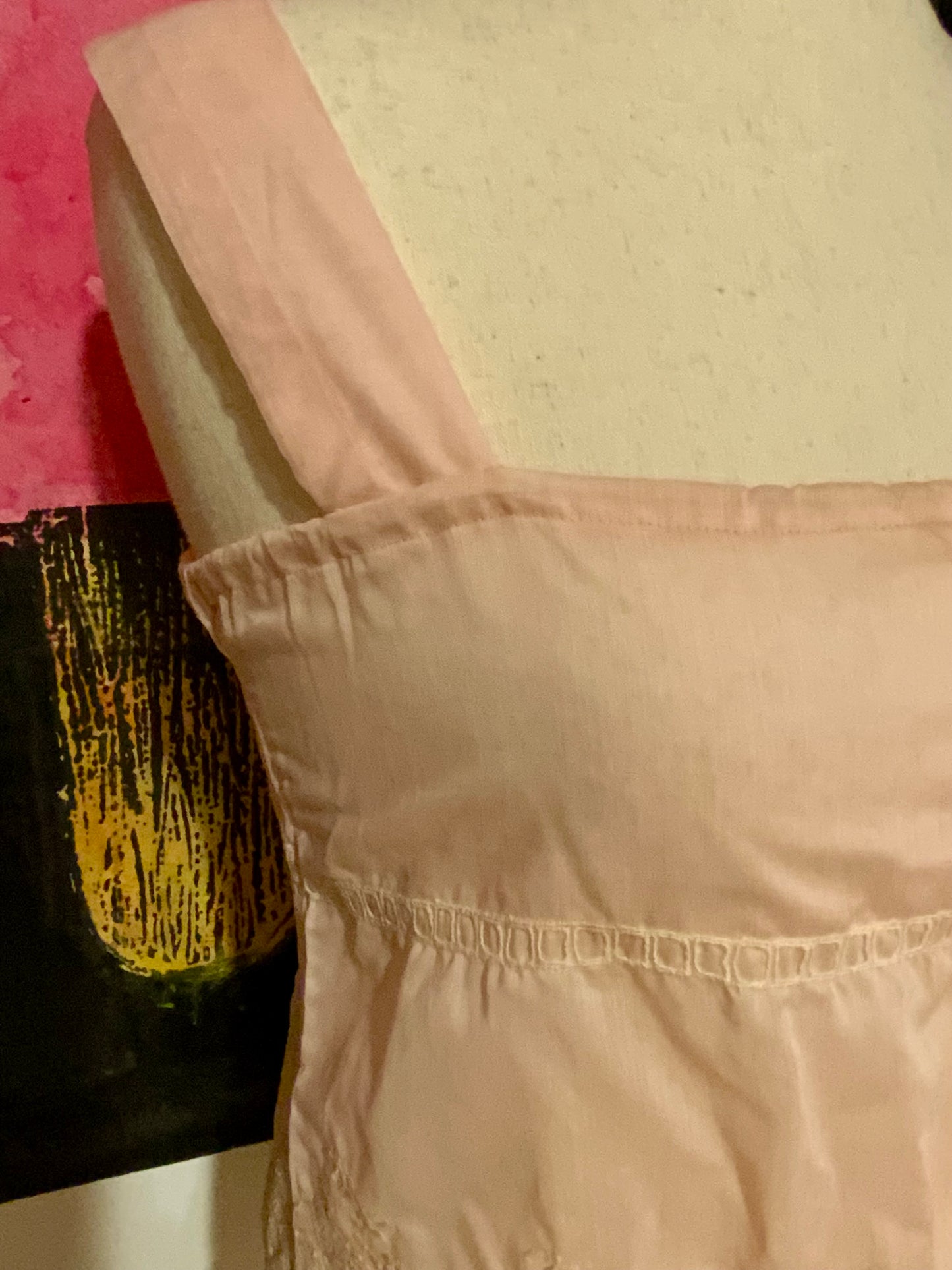 Edwardian Silk Camisole Corset Cover c.1905–1915 | Antique Embroidered Lingerie Top | Belle Époque Undergarment-ED48