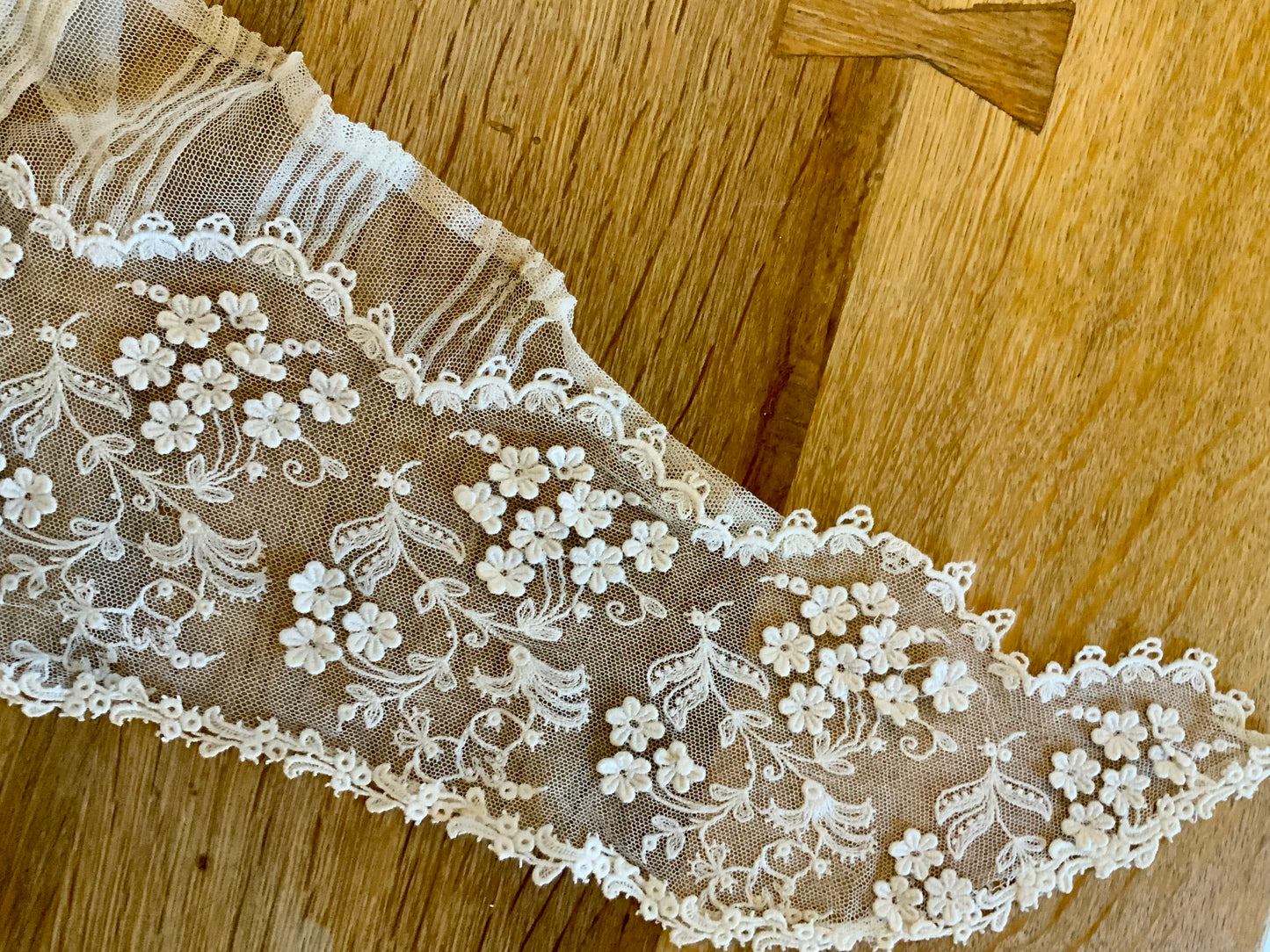 Edwardian Lace Bib Collar c.1905 –Antique Collar-ED70