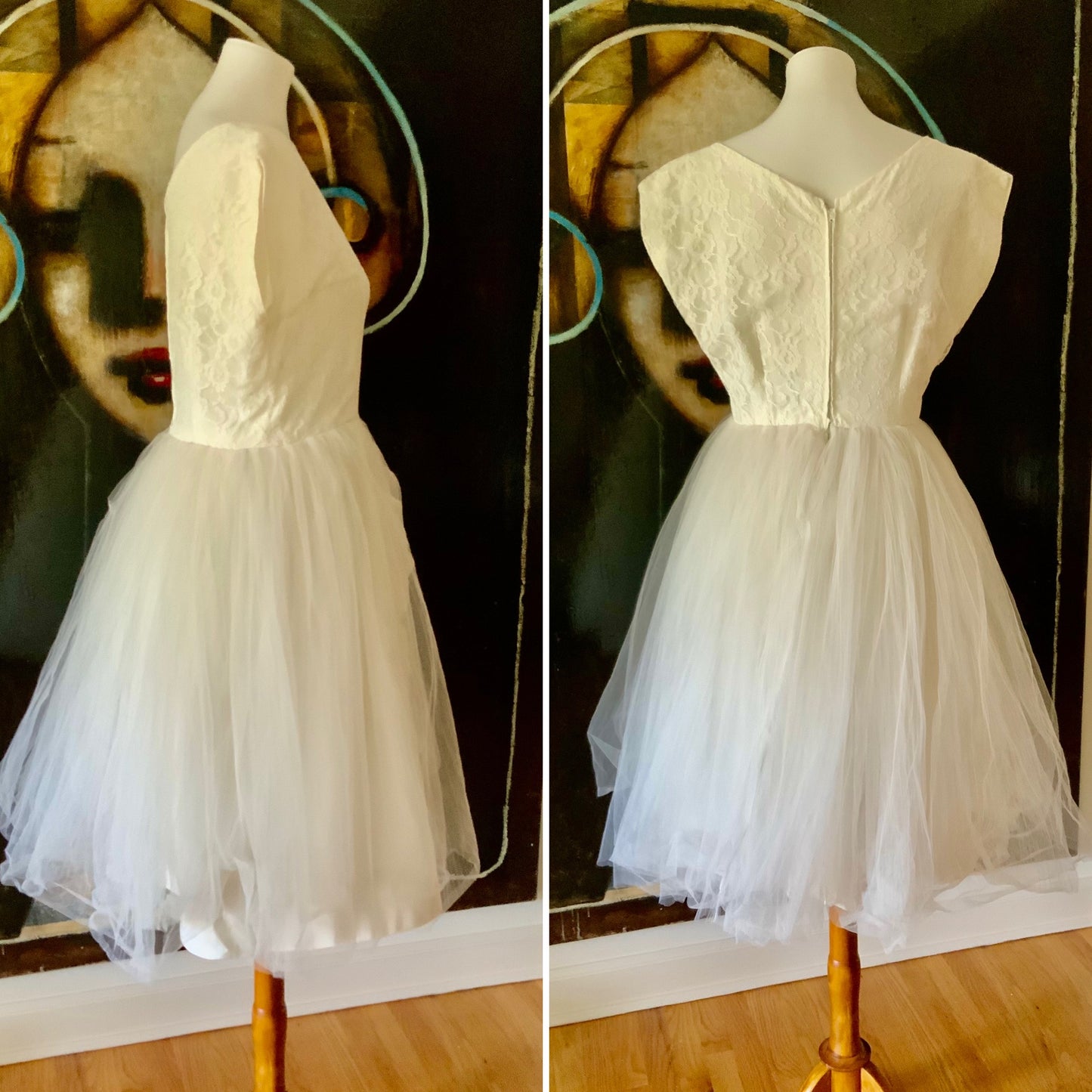 Wedding Dress / Prom Dress White - 50s