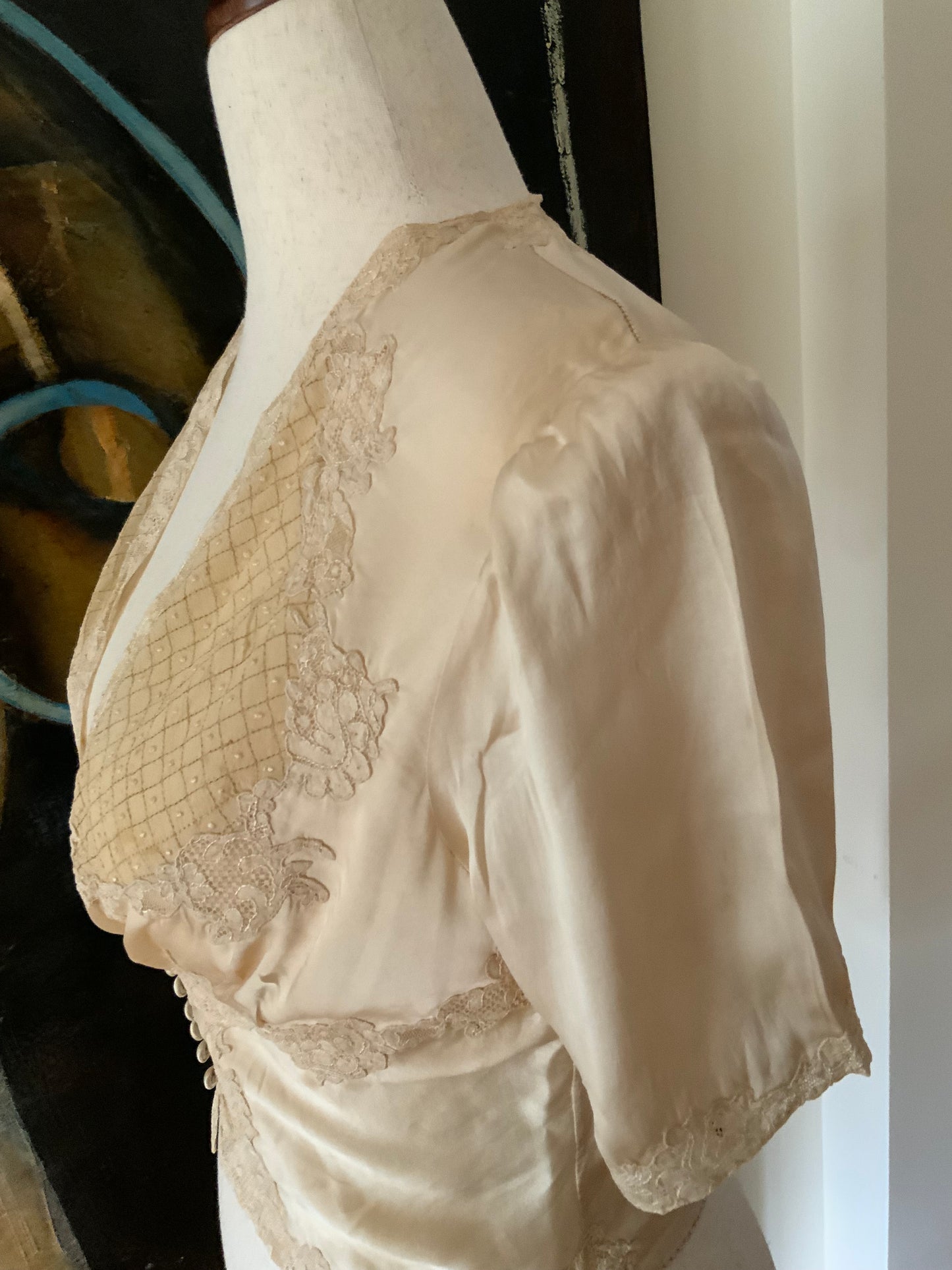 Silk Bed Jacket - 50s