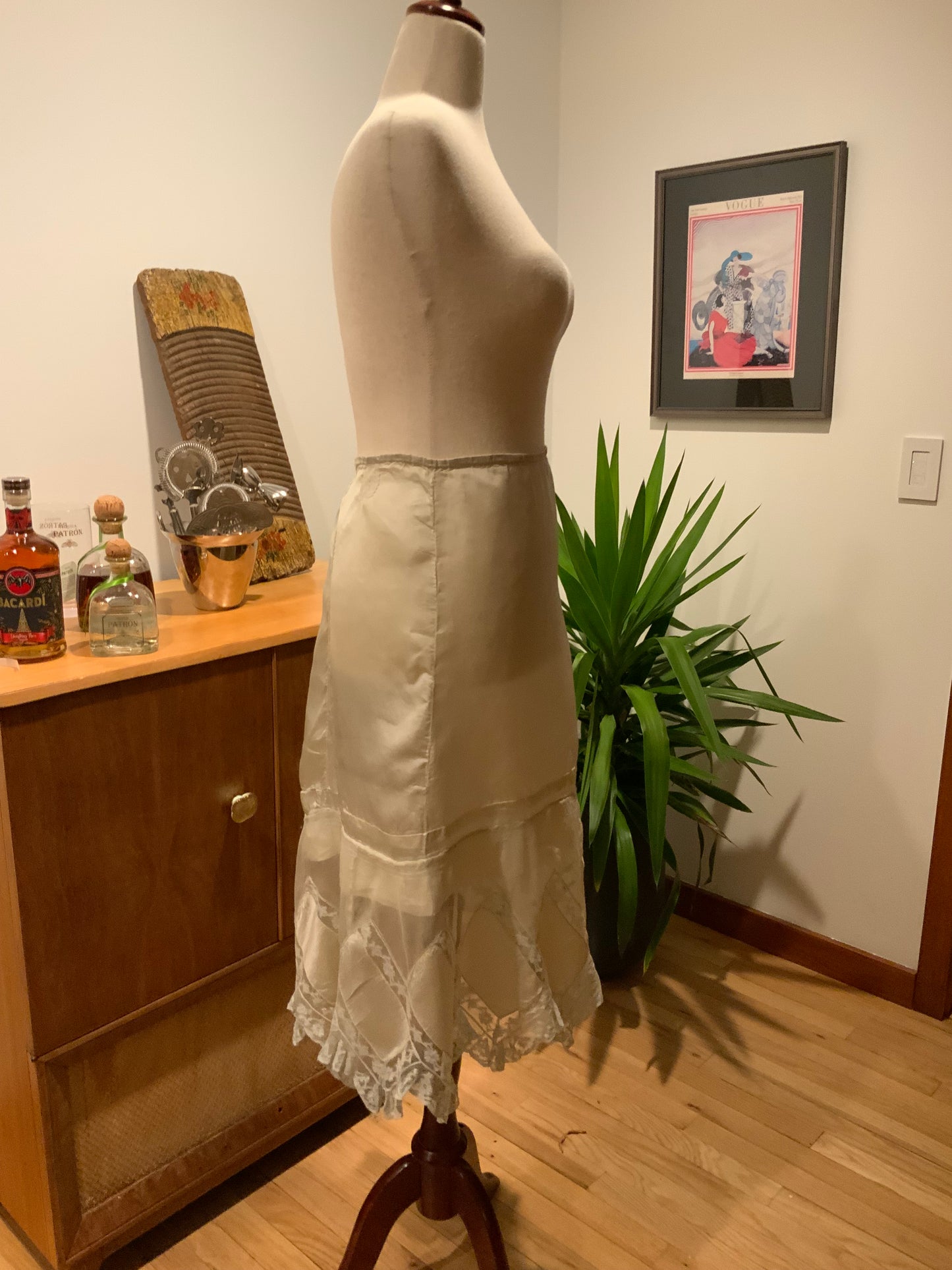 Edwardian Silk Petticoat Skirt c.1910s | Oppenheim, Collins & Co.-ED33