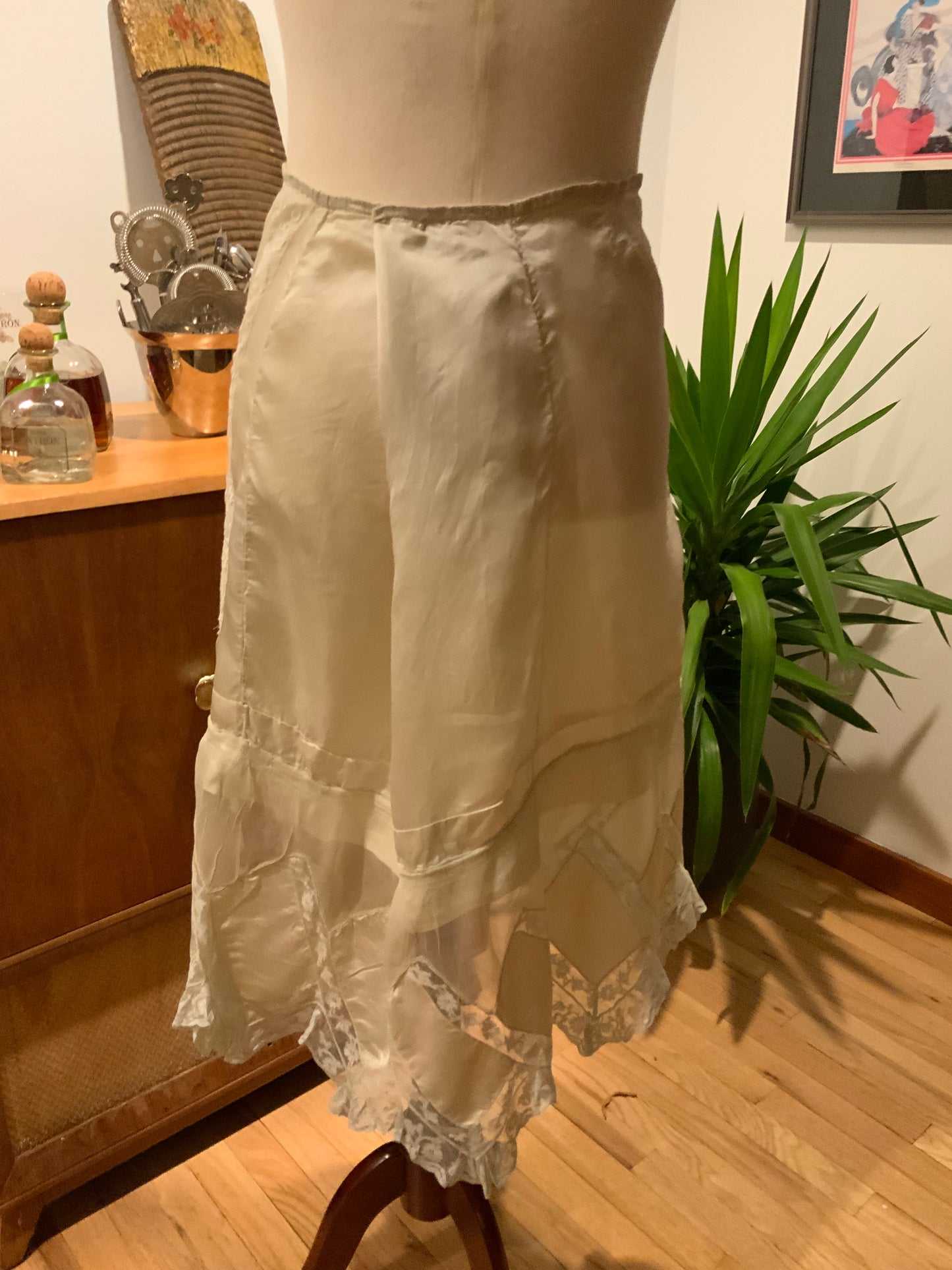 Edwardian Silk Petticoat Skirt c.1910s | Oppenheim, Collins & Co.-ED33