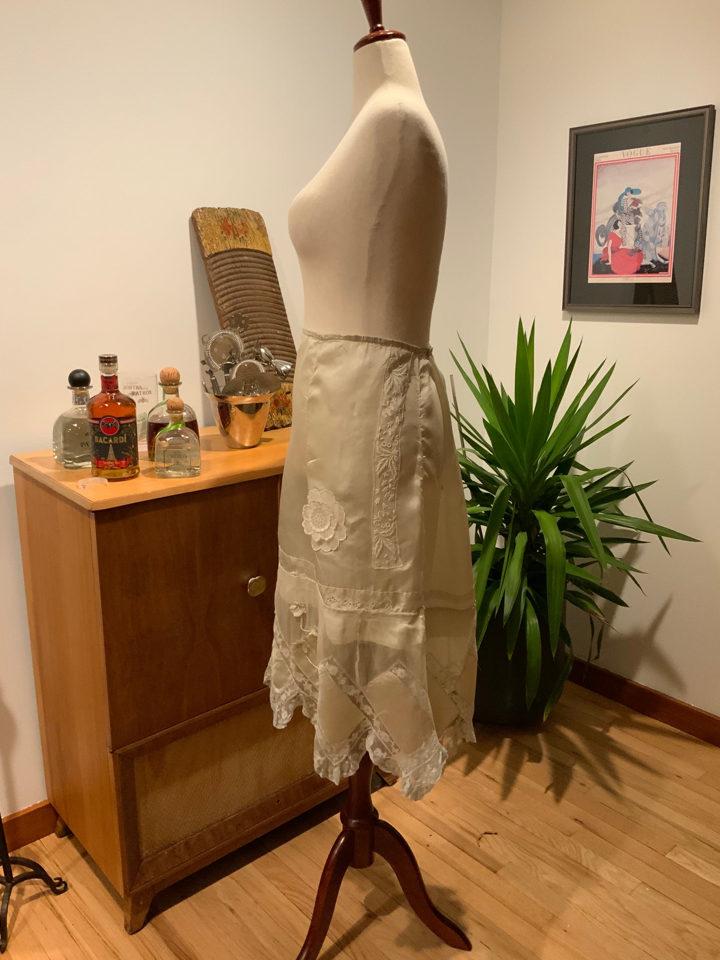 Edwardian Silk Petticoat Skirt c.1910s | Oppenheim, Collins & Co.-ED33