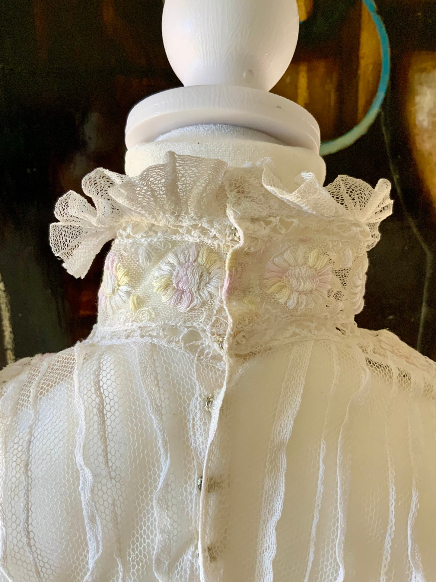 Sheer Blouse - Late Victorian / Early Edwardian -VI16