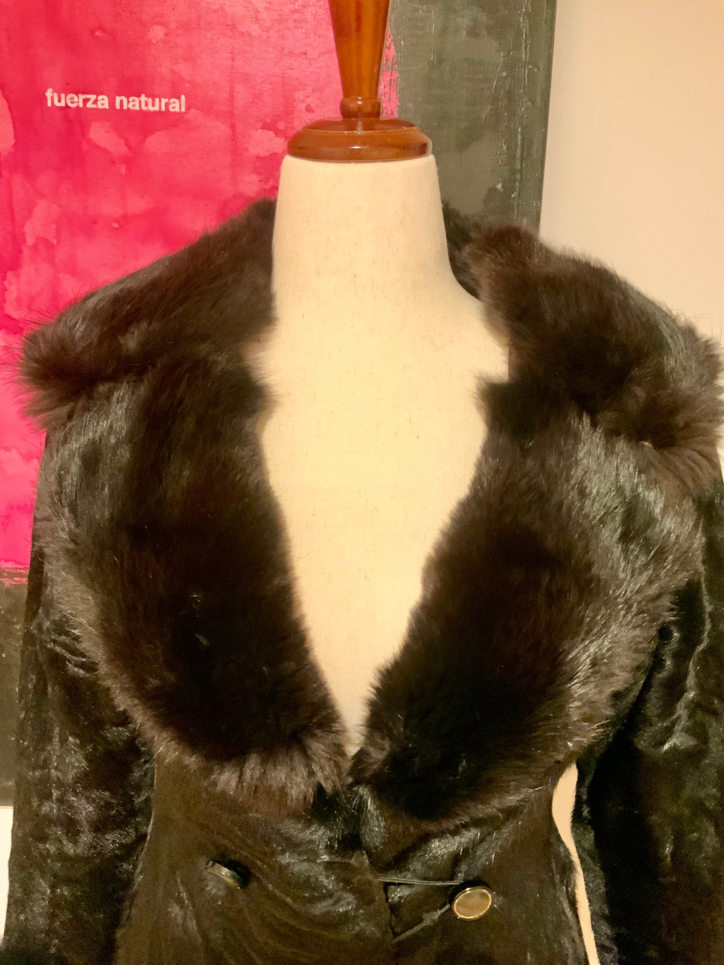 Mid-Century Argentine Pony Skin & Fox Fur Coat | Ayelén Buenos Aires | c. 1960s- 60M