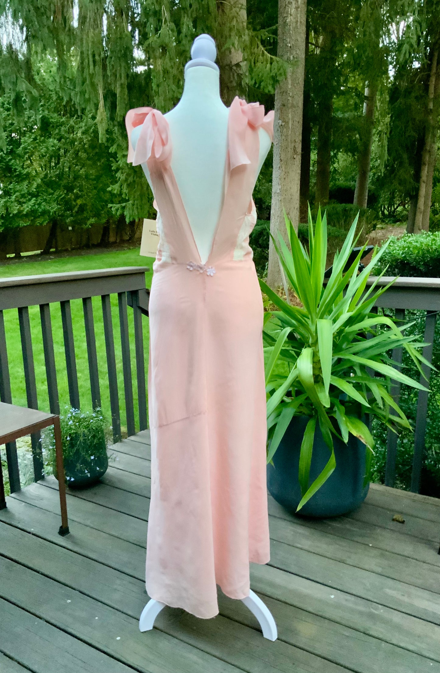 Satin Slip Dress - 40s - 40AC