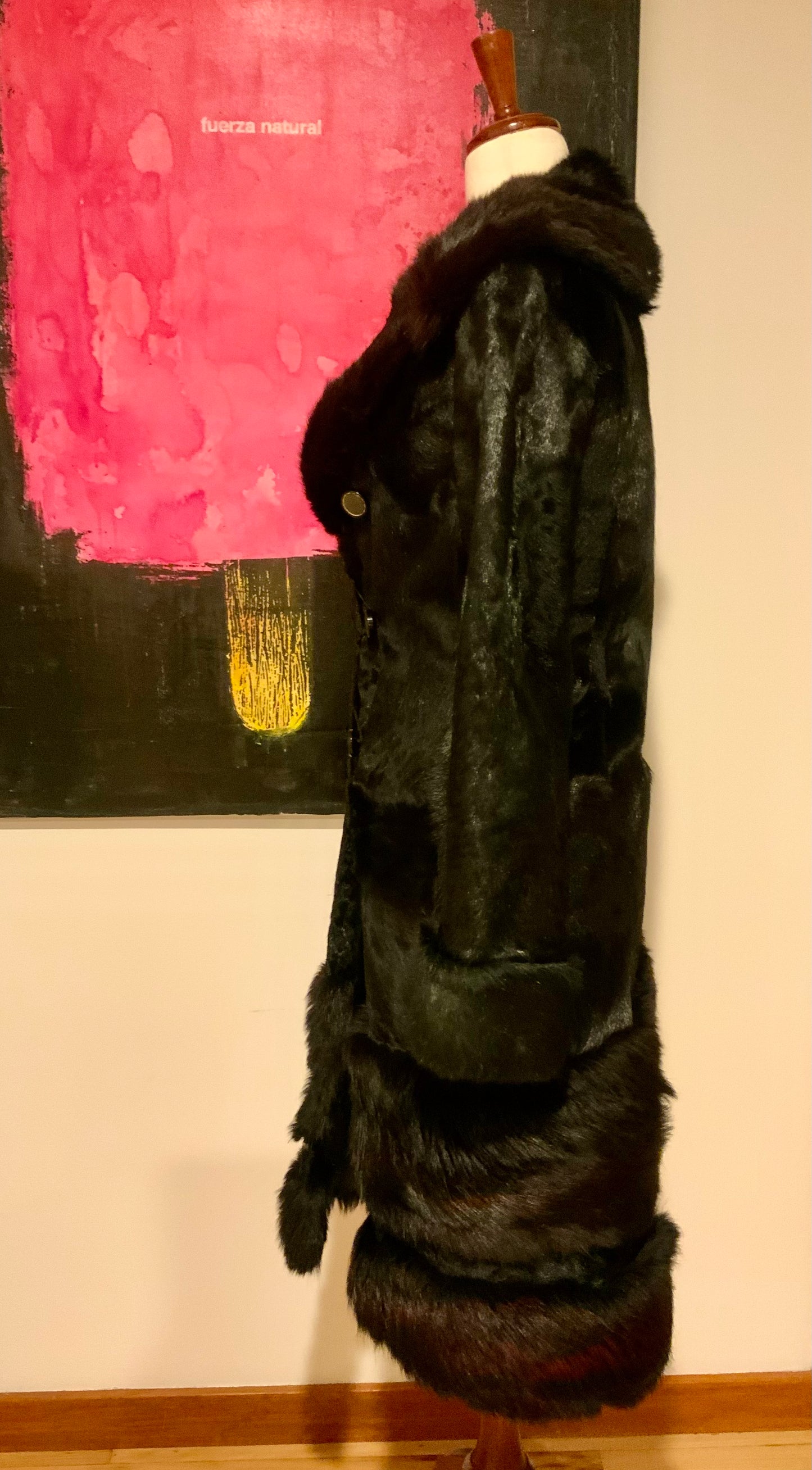 Mid-Century Argentine Pony Skin & Fox Fur Coat | Ayelén Buenos Aires | c. 1960s- 60M