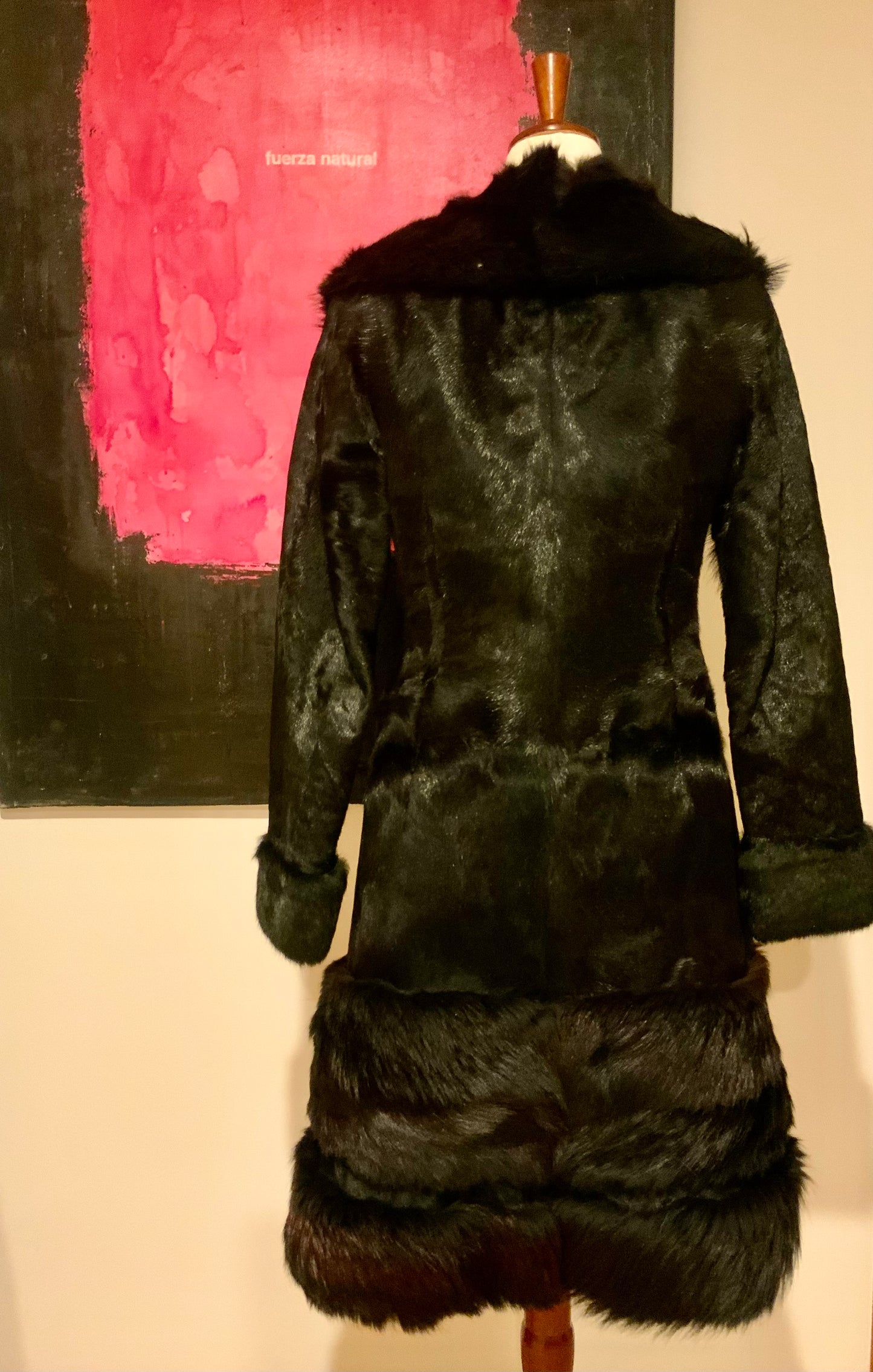Mid-Century Argentine Pony Skin & Fox Fur Coat | Ayelén Buenos Aires | c. 1960s- 60M