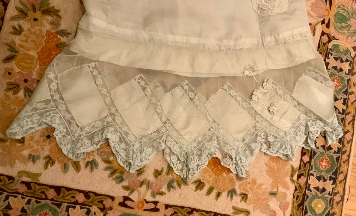 Edwardian Silk Petticoat Skirt c.1910s | Oppenheim, Collins & Co.-ED33