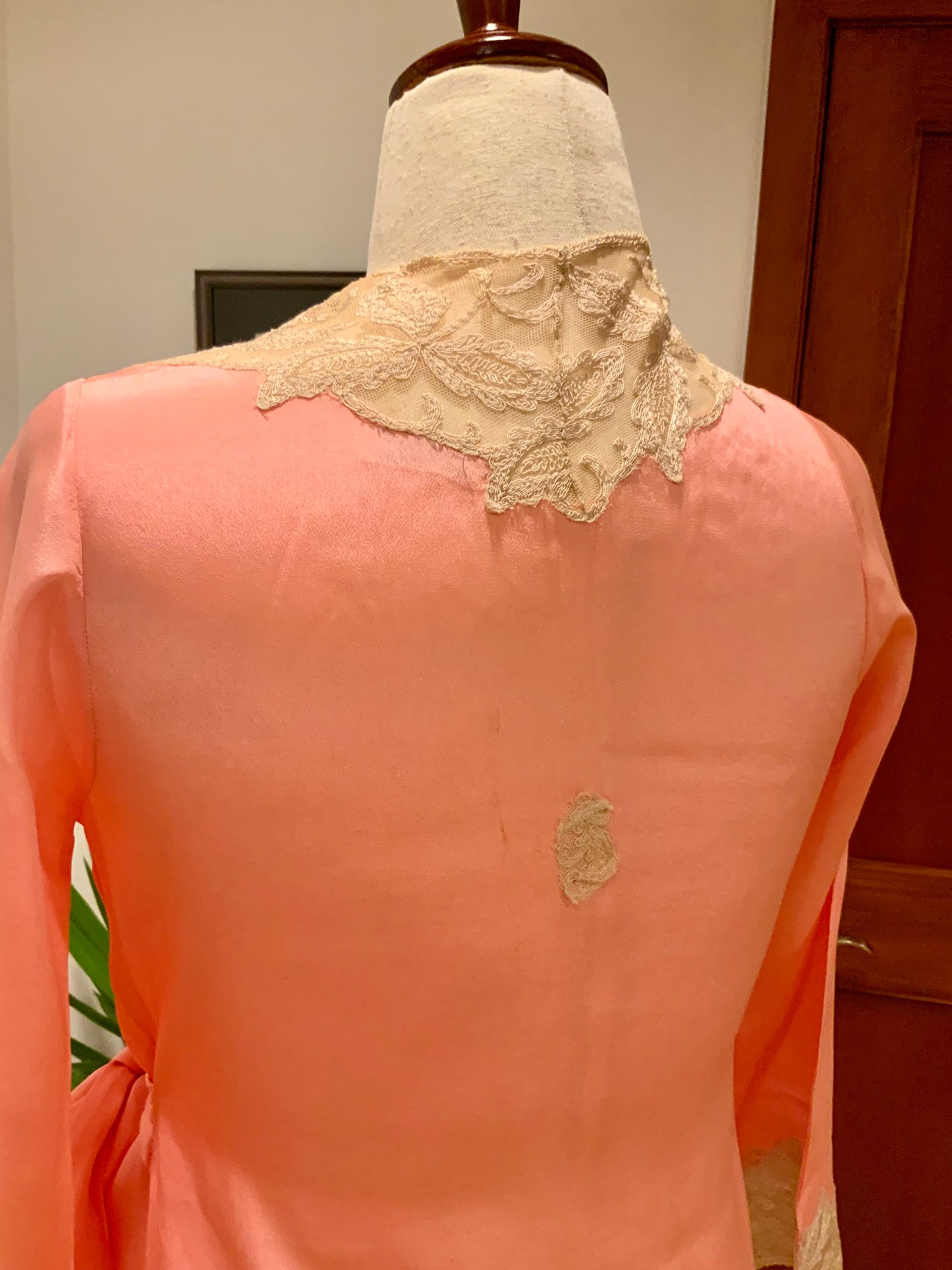 Silk Lace Robe - 50s - Luxury Lingerie-50BQ