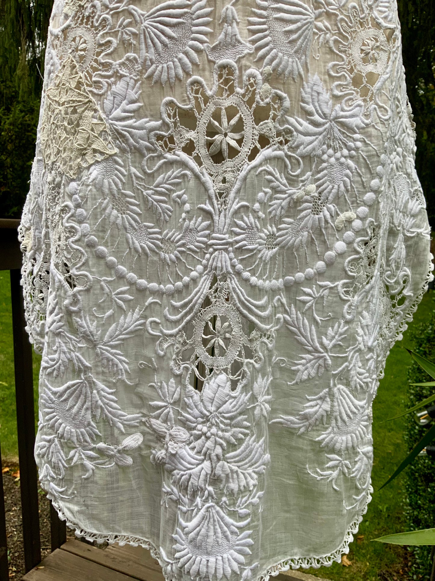 Edwardian Hand-Restored Antique Lace Dress | Circa 1905–1915 | One-of-a-Kind Wearable Art - ED20