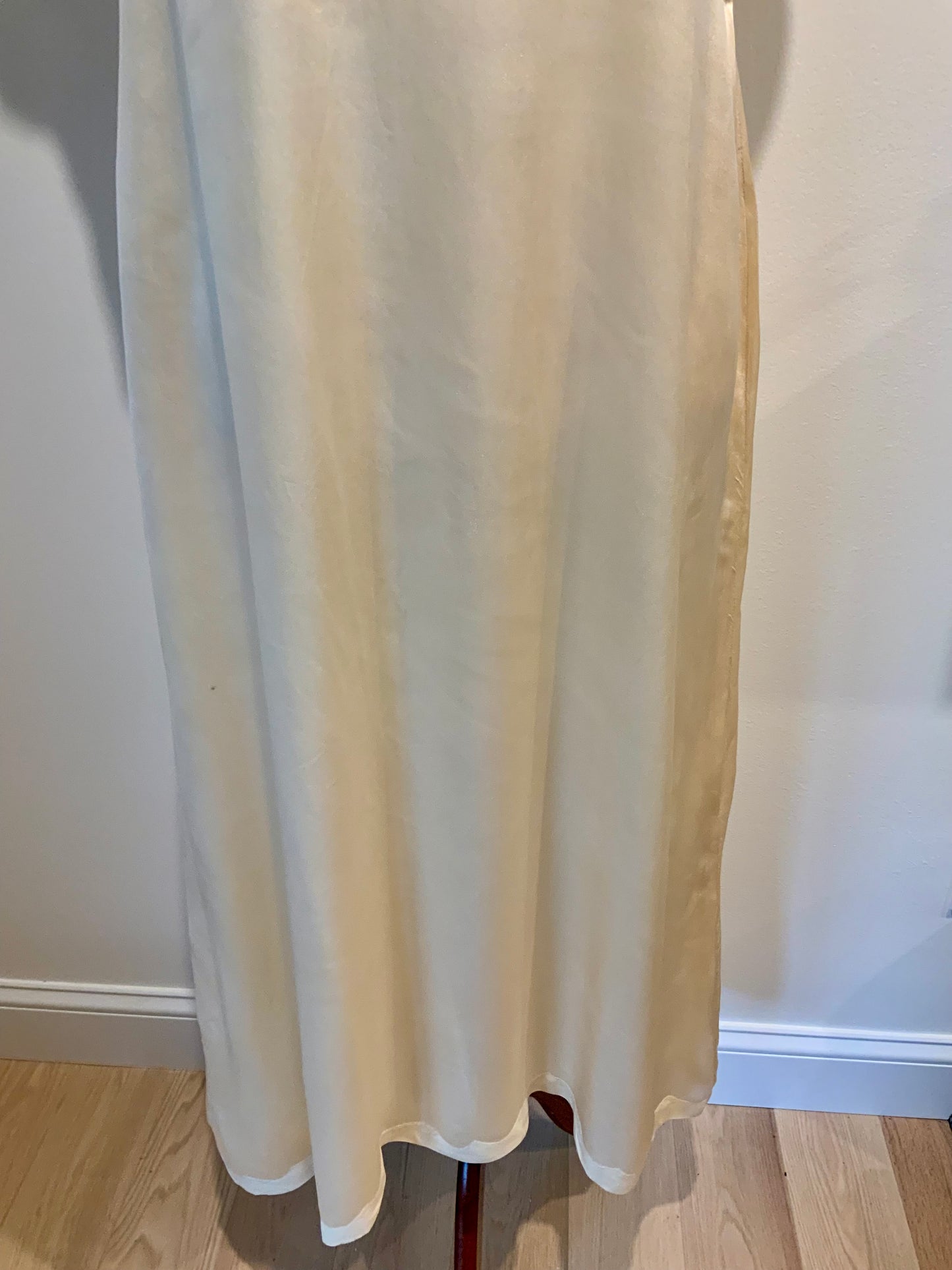 Iconic 1930s Champagne Pure Silk Nightgown | Reimagined Vintage Silk Dress-20ax