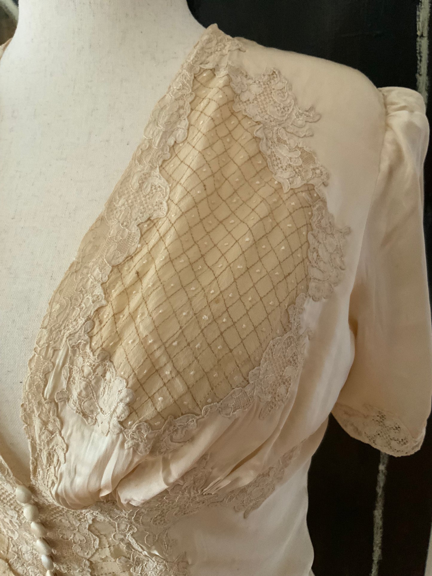 Silk Bed Jacket - 50s