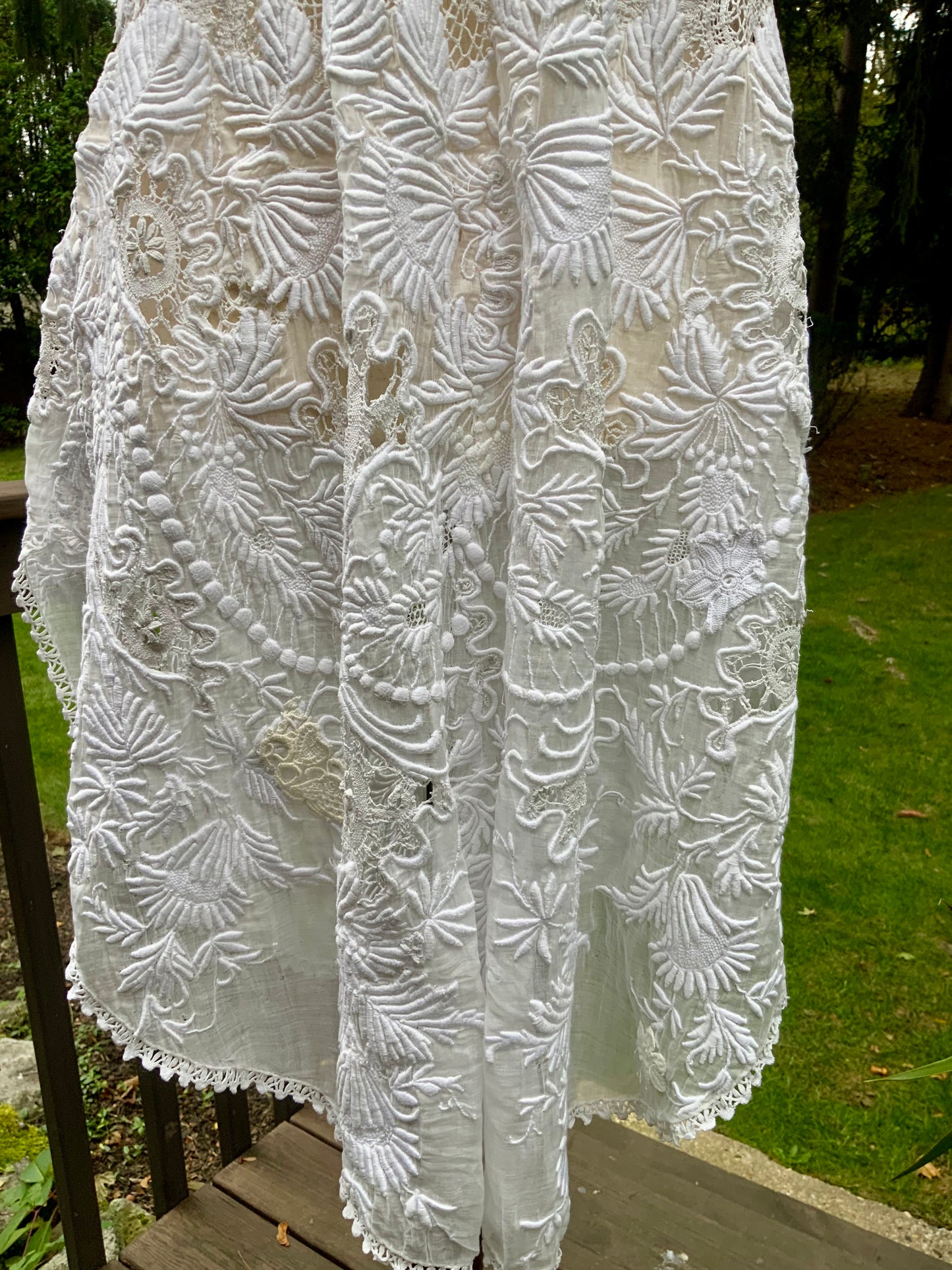 Edwardian Hand-Restored Antique Lace Dress | Circa 1905–1915 | One-of-a-Kind Wearable Art - ED20