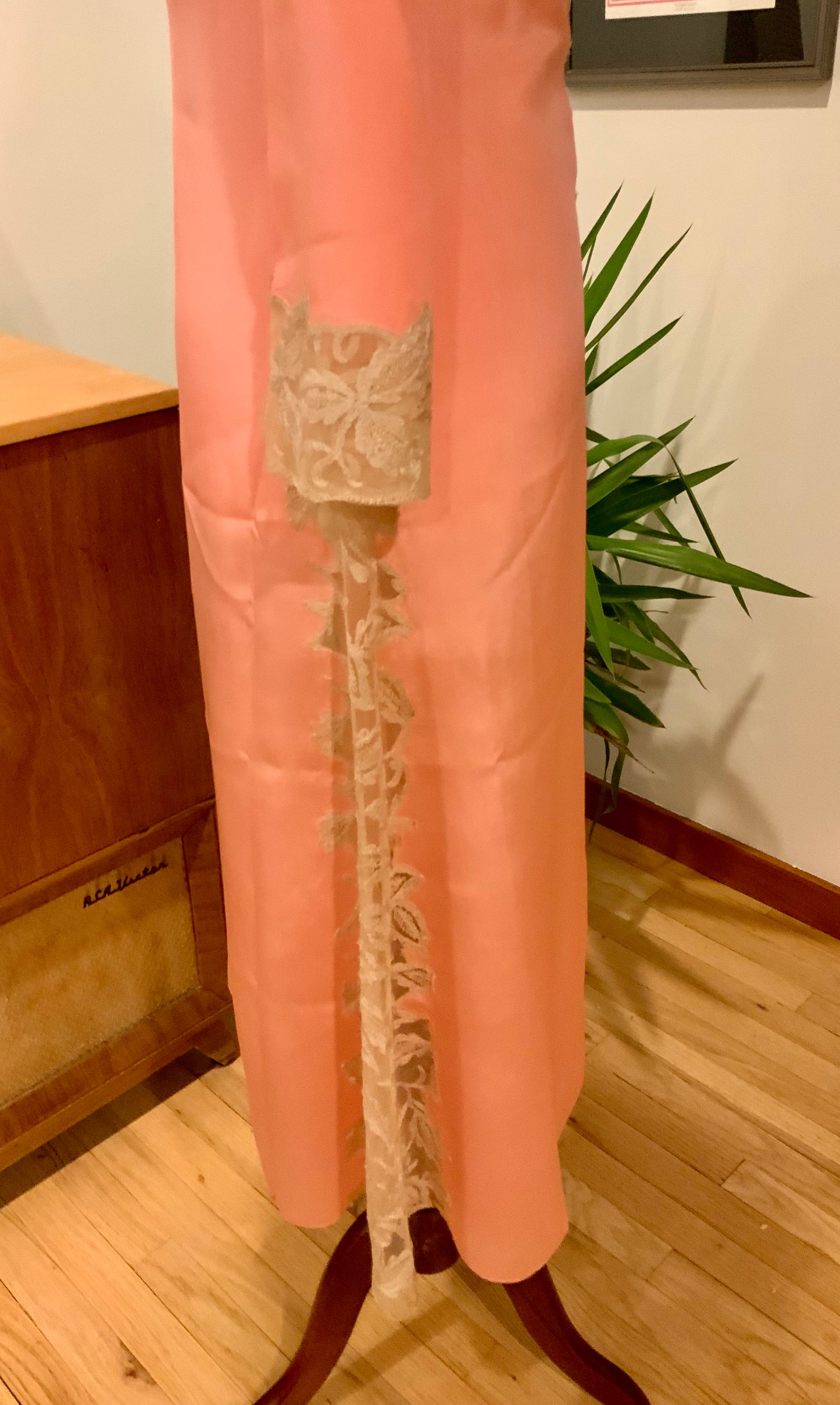 Silk Lace Robe - 50s - Luxury Lingerie-50BQ