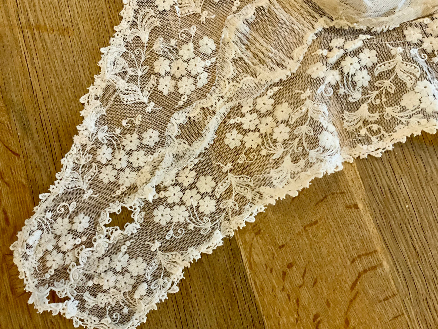 Edwardian Lace Bib Collar c.1905 –Antique Collar-ED70
