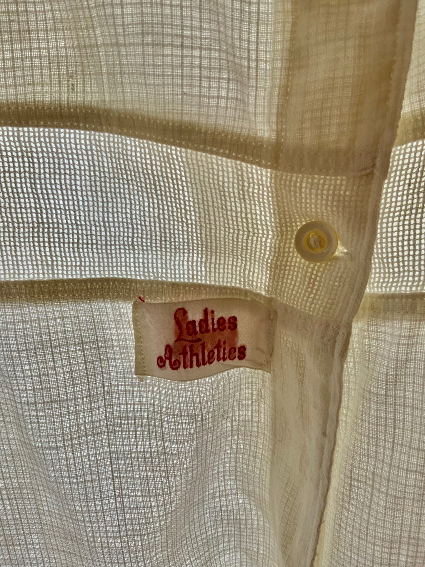 Antique 1910s Ladies Athletics Cotton Union Suit Romper – Edwardian Women’s Athletic Wear-20AO