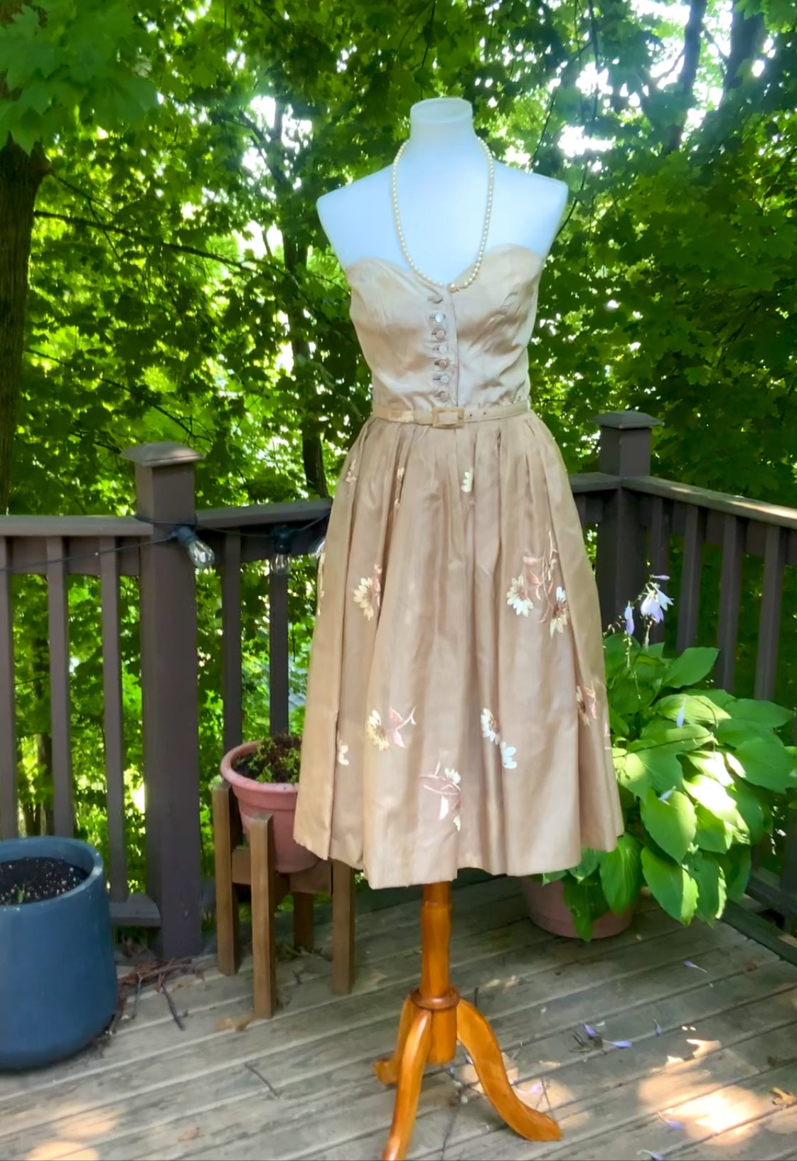 Strapless Dress - 50s