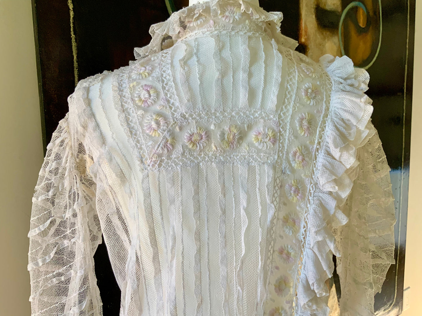 Sheer Blouse - Late Victorian / Early Edwardian -VI16