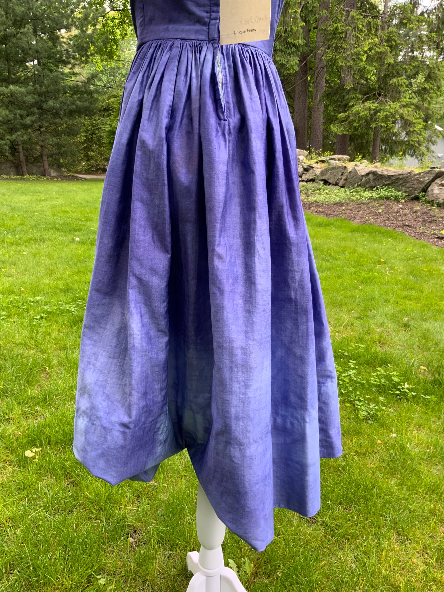 Hand Dyed Strapless Dress with Removable Floral Brooch
-50BB