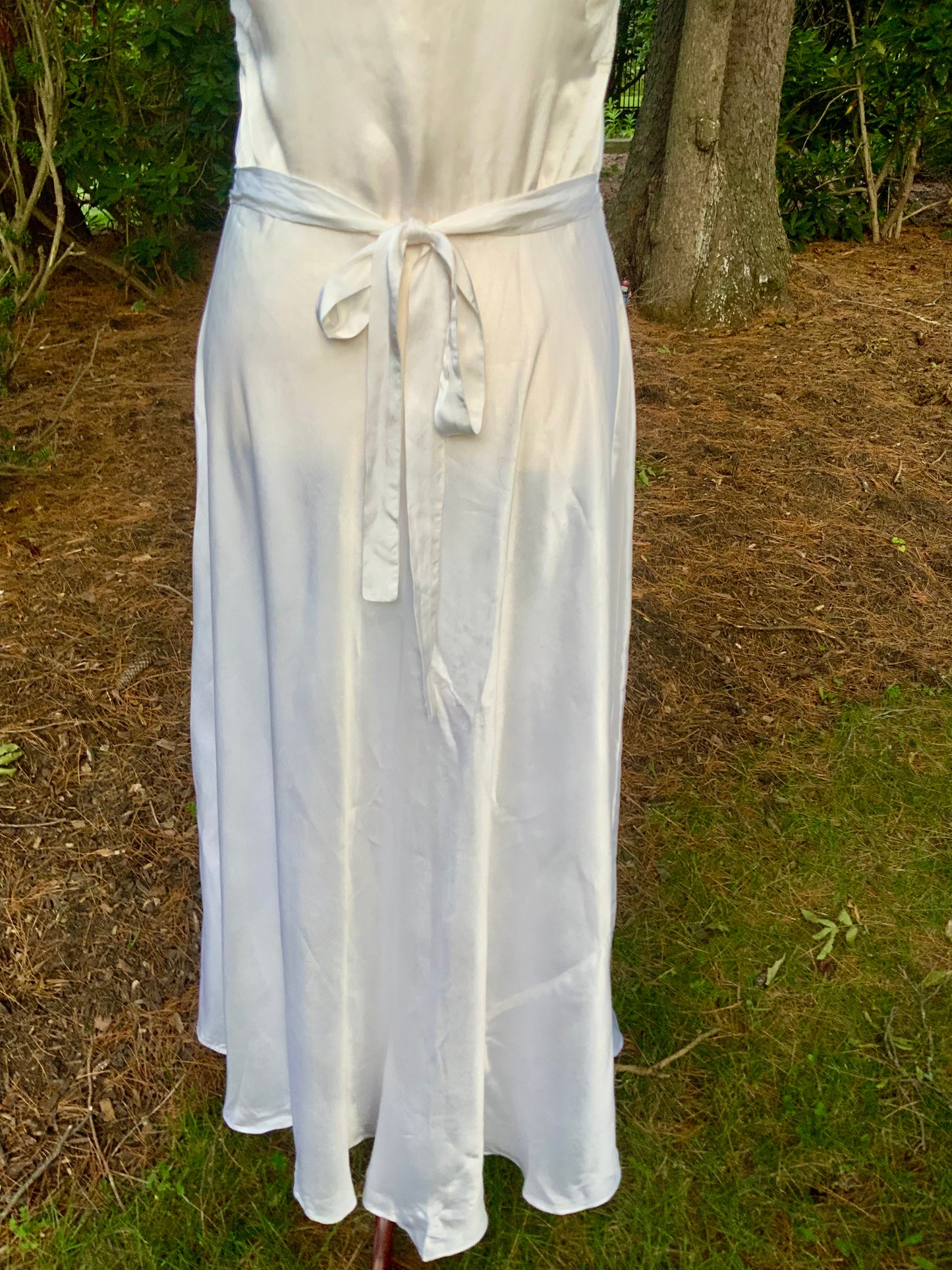 1930s Ivory Satin Lace Slip Dress | Luxury Vintage Bias Cut Nightgown | Old Hollywood Bridal Boudoir Gown | Romantic Wedding Lingerie- Bridal Nightgown
-30xx