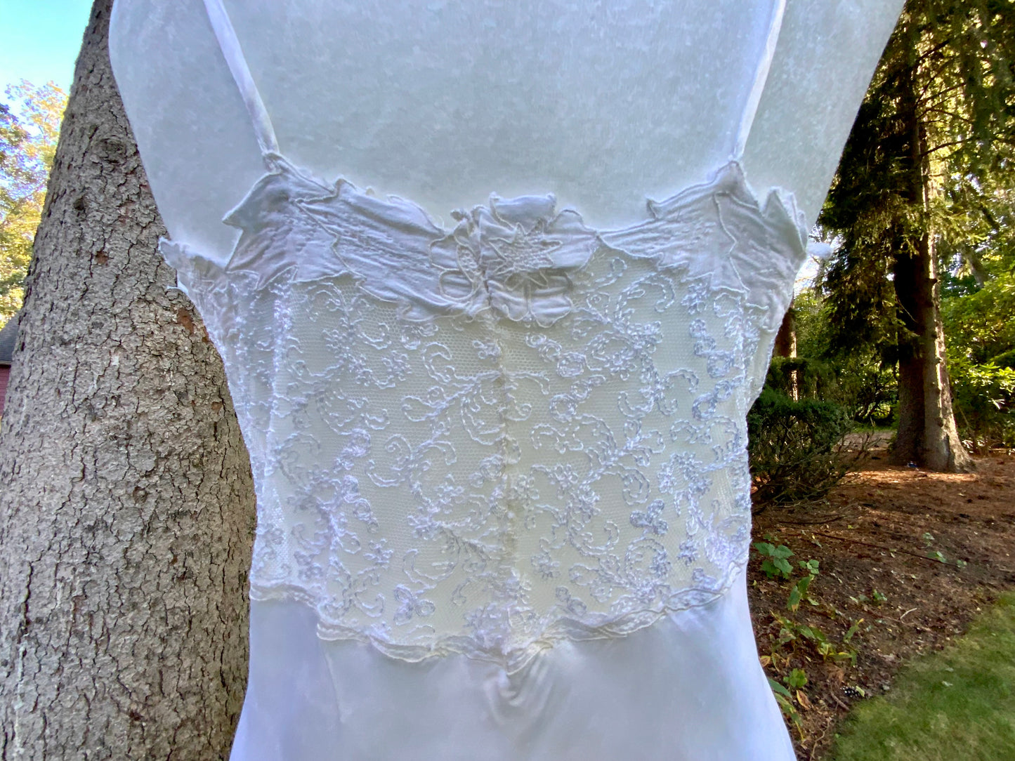 Stunning Bridal  Slip Dress - Satin - 50s - 50BO