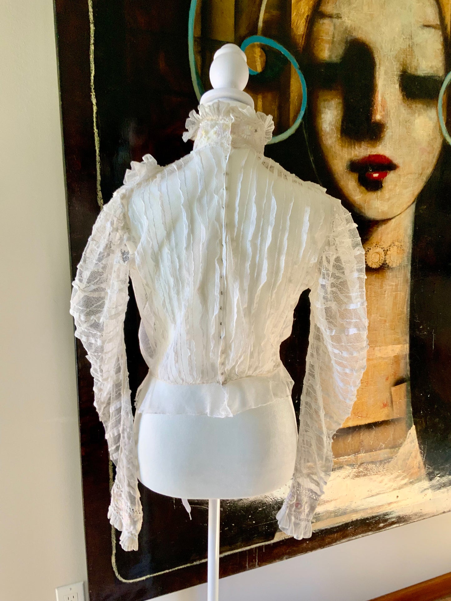 Sheer Blouse - Late Victorian / Early Edwardian -VI16