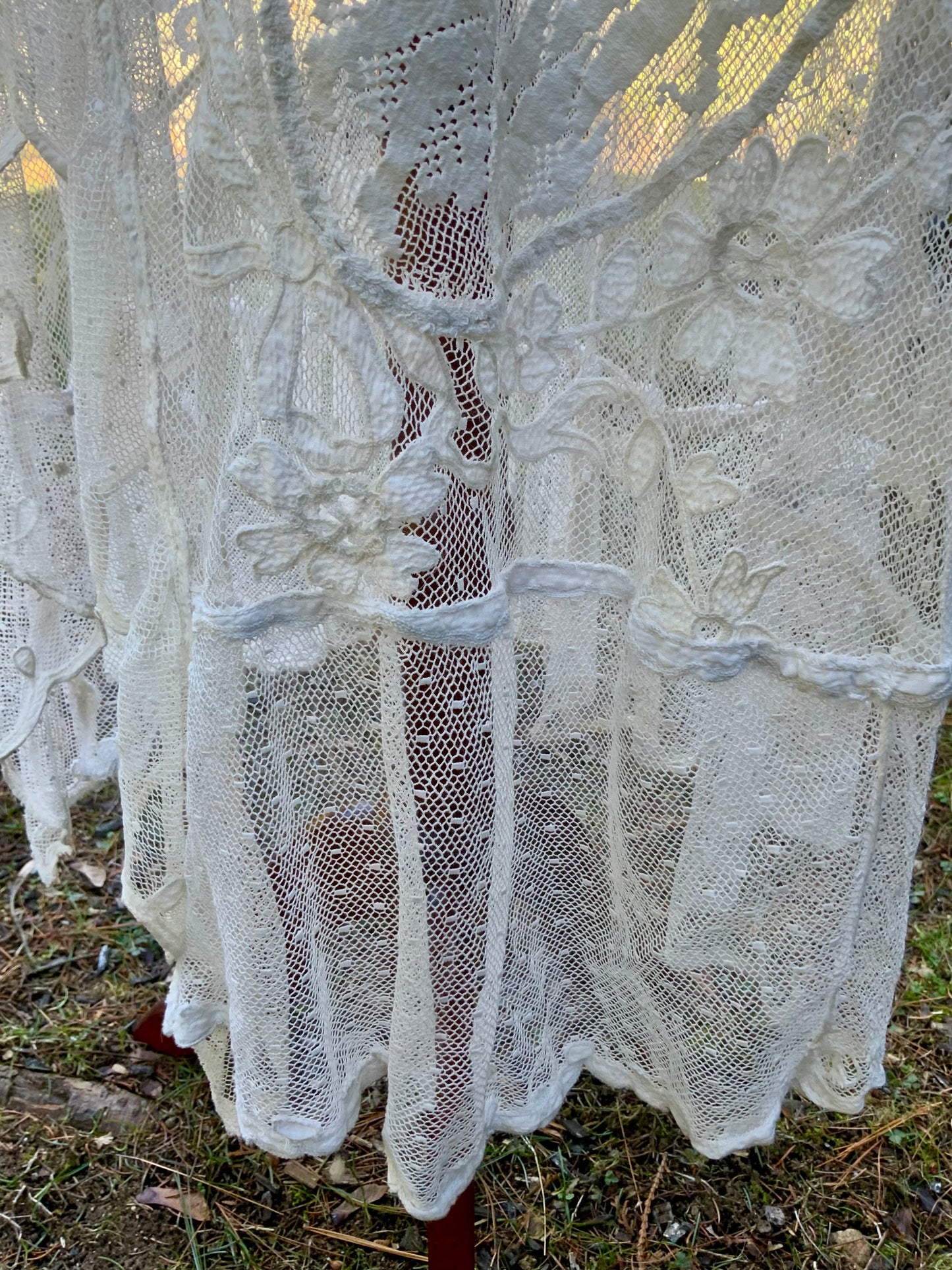 Museum-Quality Edwardian Lace Ceremonial Lingerie Tunic, Circa 1900–1910-ED30