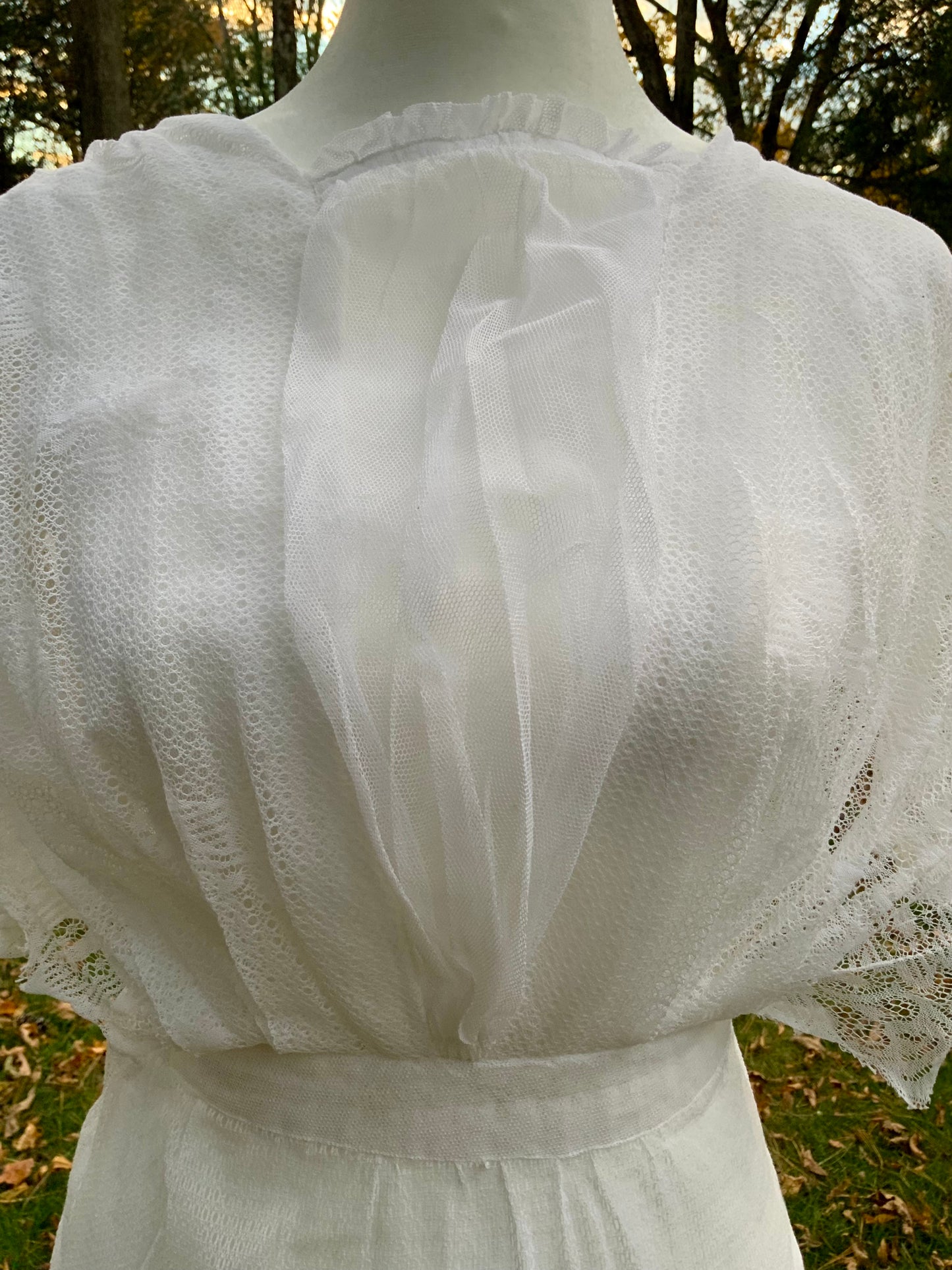 Edwardian Lace & Tulle Blouse | Circa 1905–1915 |ED29