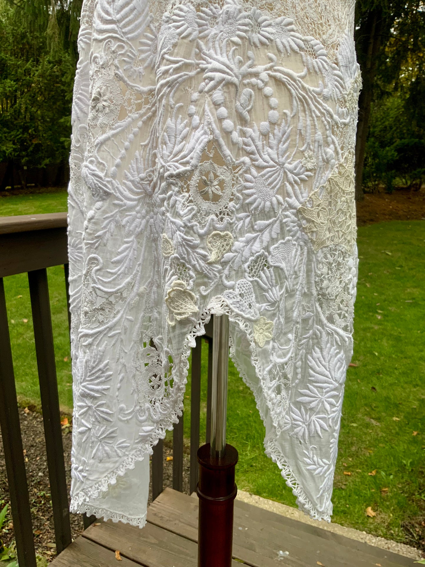 Edwardian Hand-Restored Antique Lace Dress | Circa 1905–1915 | One-of-a-Kind Wearable Art - ED20