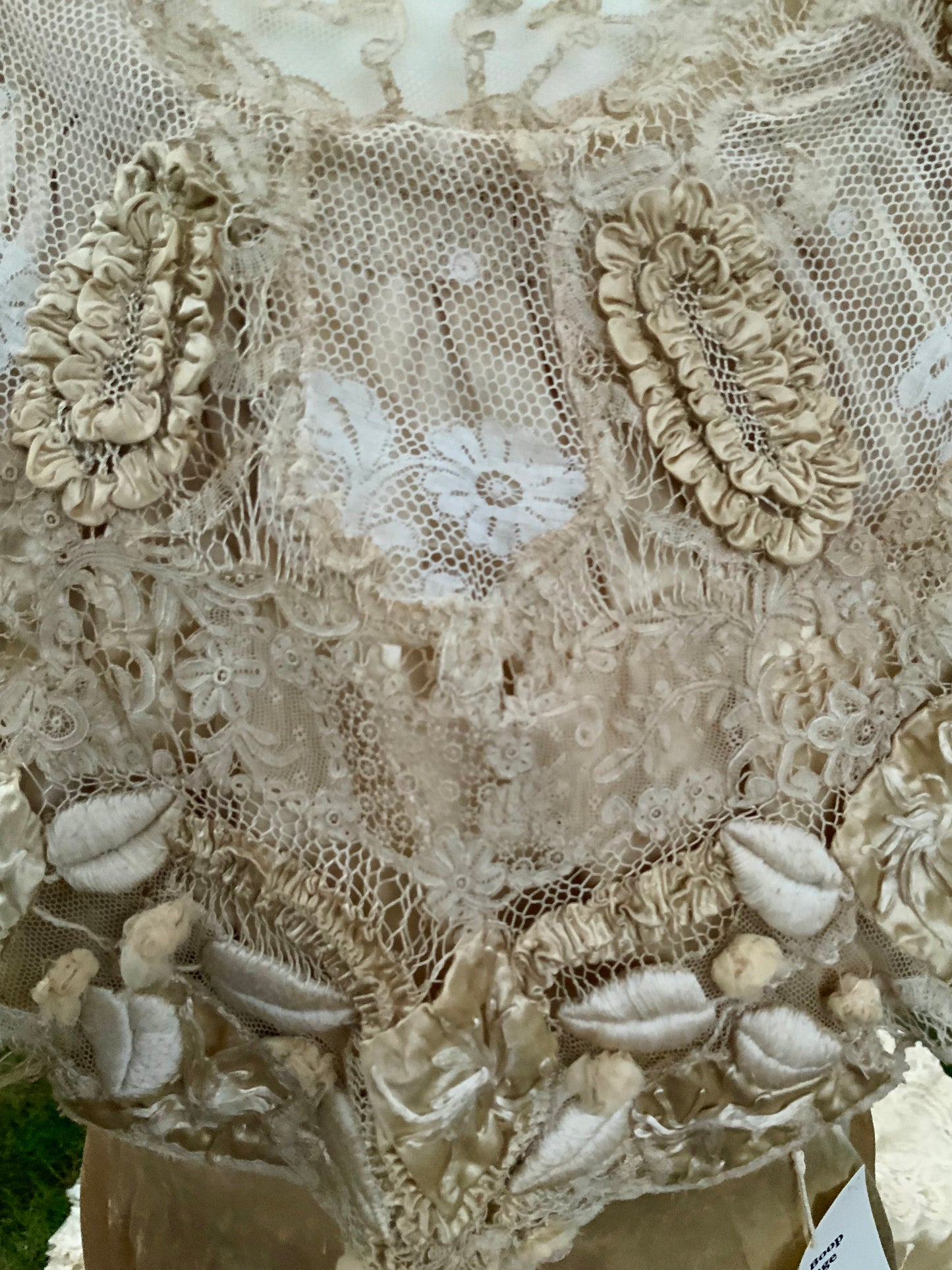 Victorian Silk Wedding Gown - 1890 - VI8