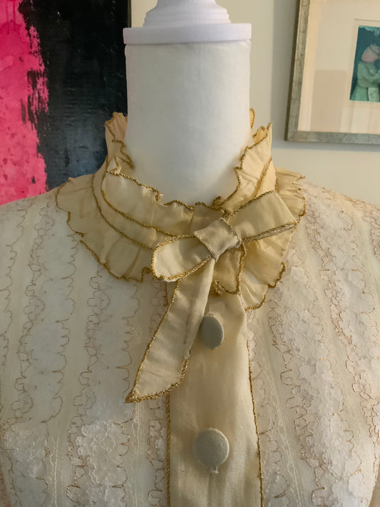 Lace Blouse - 70s - 70S