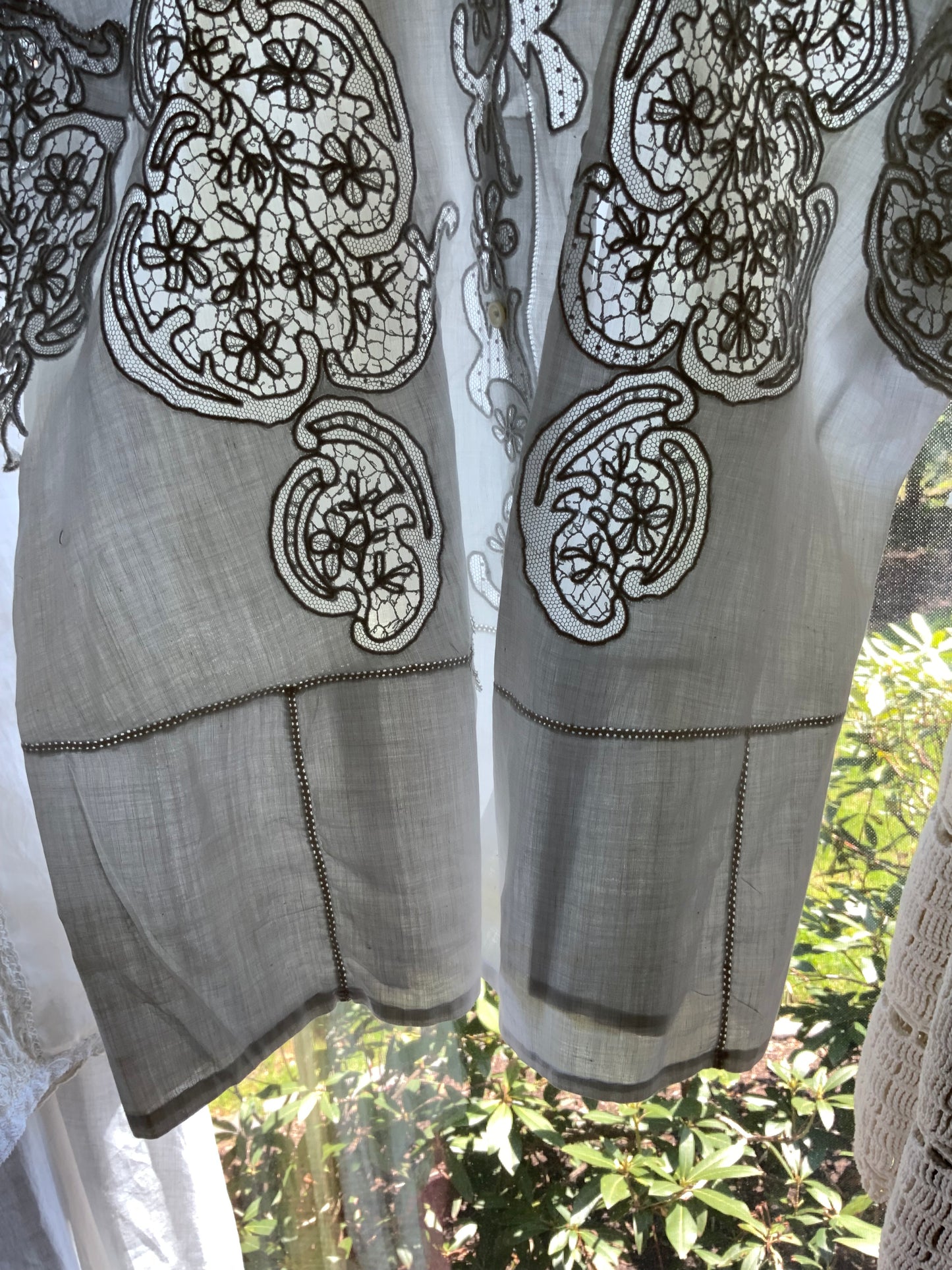 Exceptional Antique Edwardian Whitework Lace Blouse | Masterpiece Net Lace & Embroidery-Rare-ED83